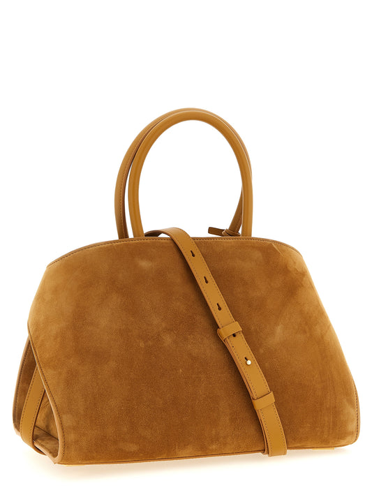 Ferragamo Beige 'Gancini' Handbag