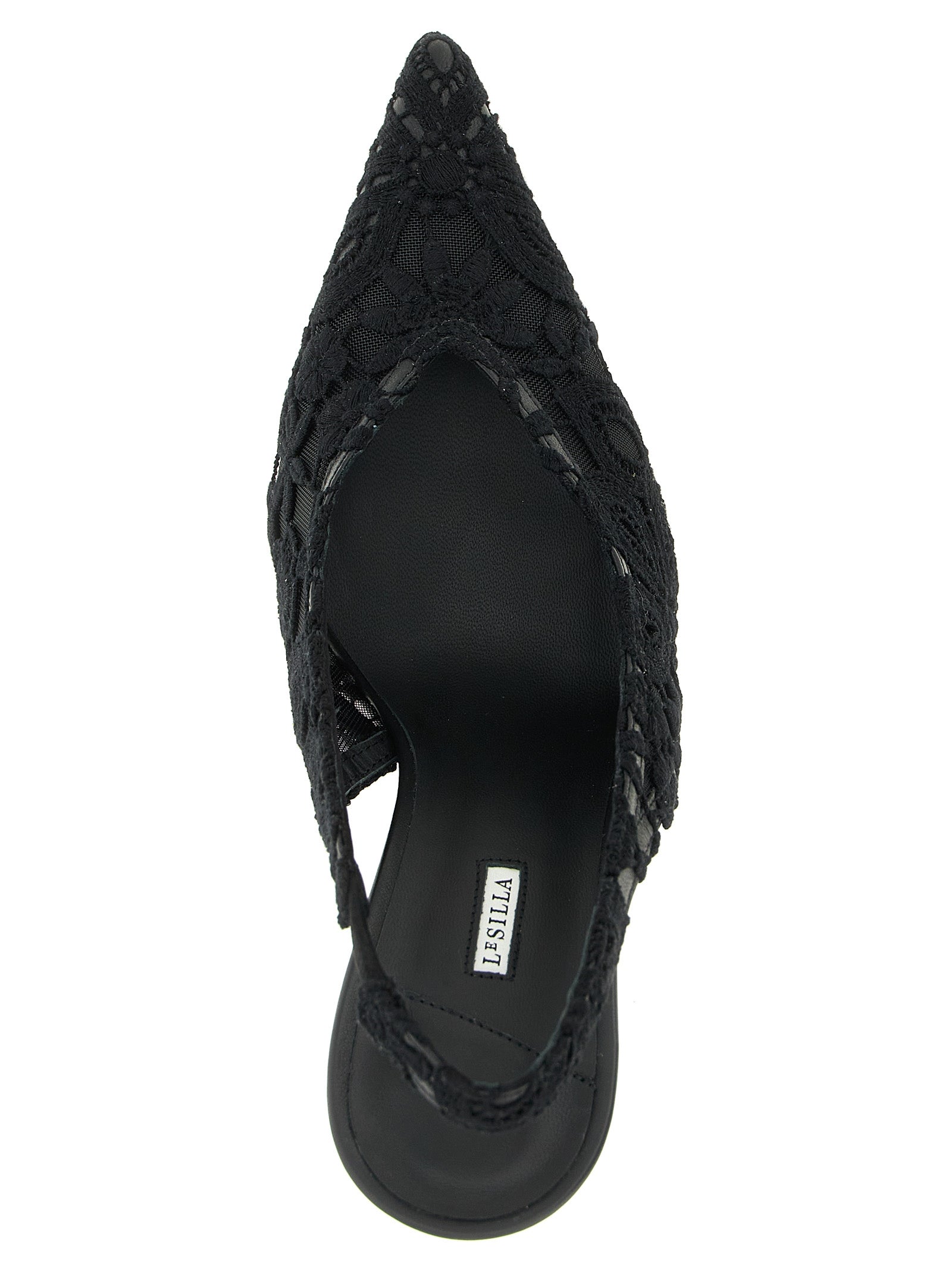 Le Silla Black 'Chantilly' Pumps Curated Luxury Accessories by Orvyn