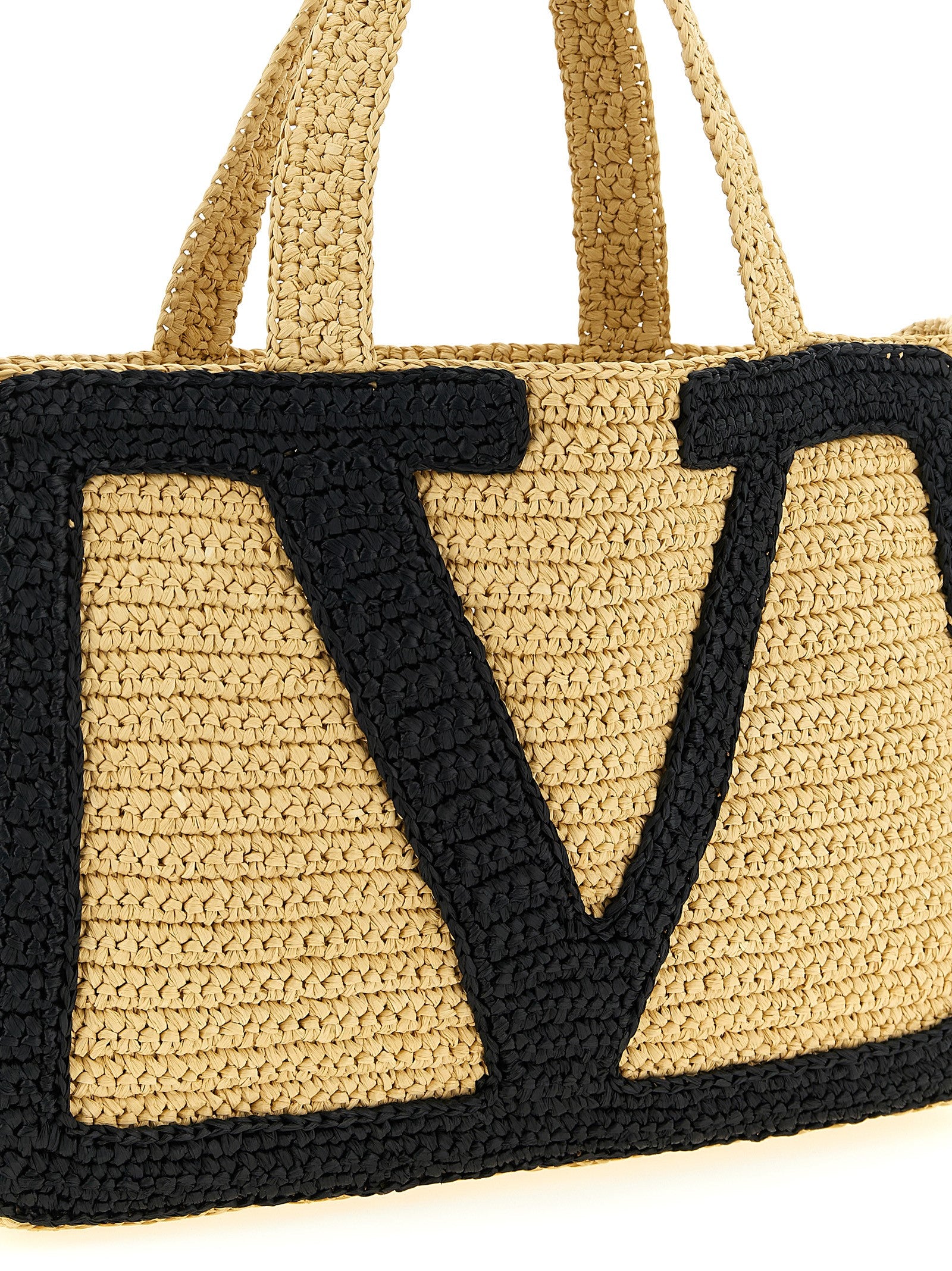 Valentino Garavani Black 'Viva Superstar' Large Tote Bag Curated Luxury Accessories by Orvyn
