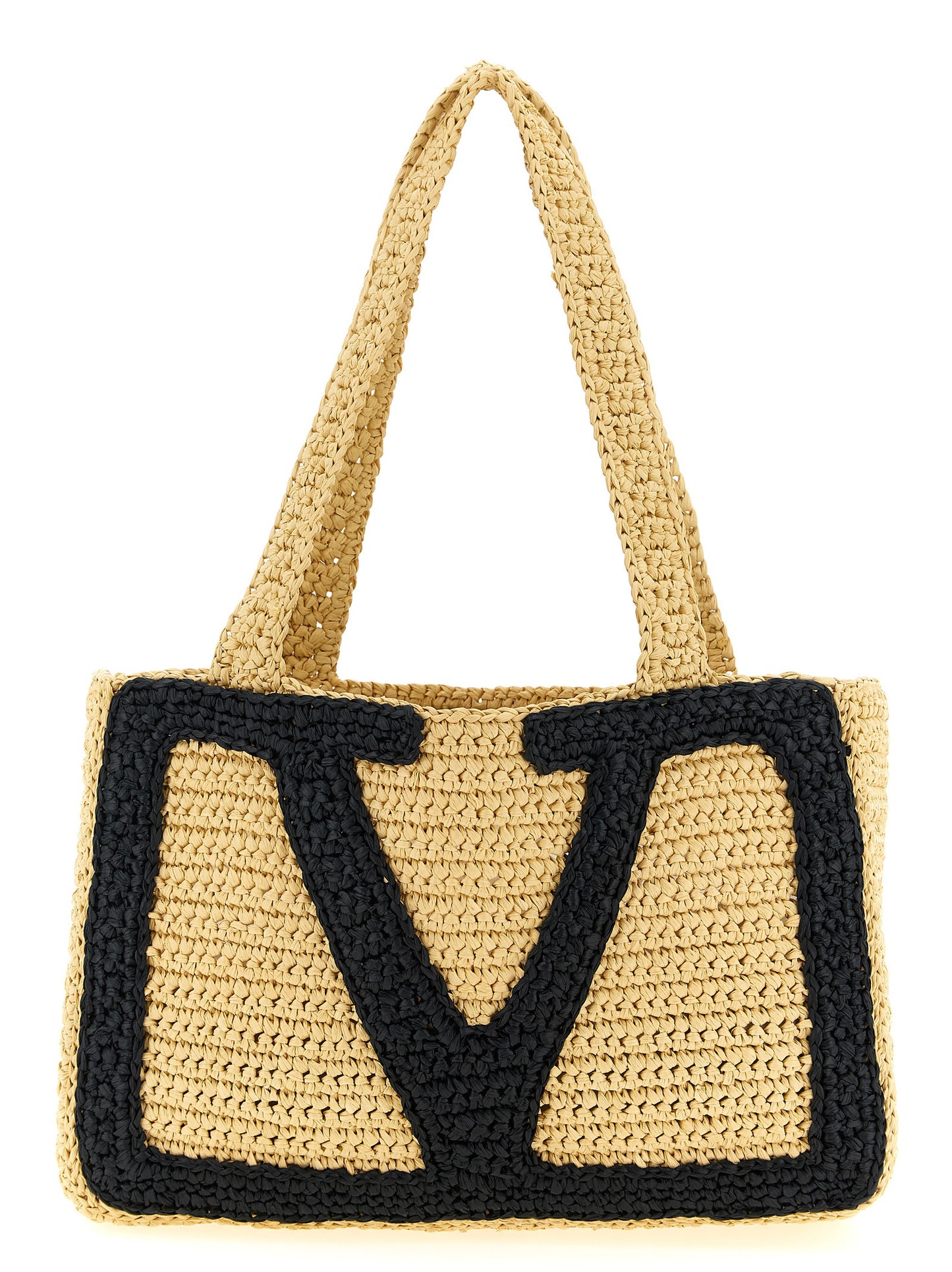 Valentino Garavani Beige 'Viva Superstar' Medium Tote Bag Curated Luxury Accessories by Orvyn
