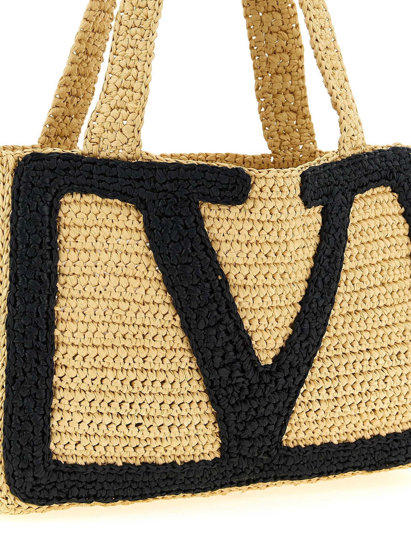 Valentino Garavani Beige 'Viva Superstar' Medium Tote Bag Curated Luxury Accessories by Orvyn