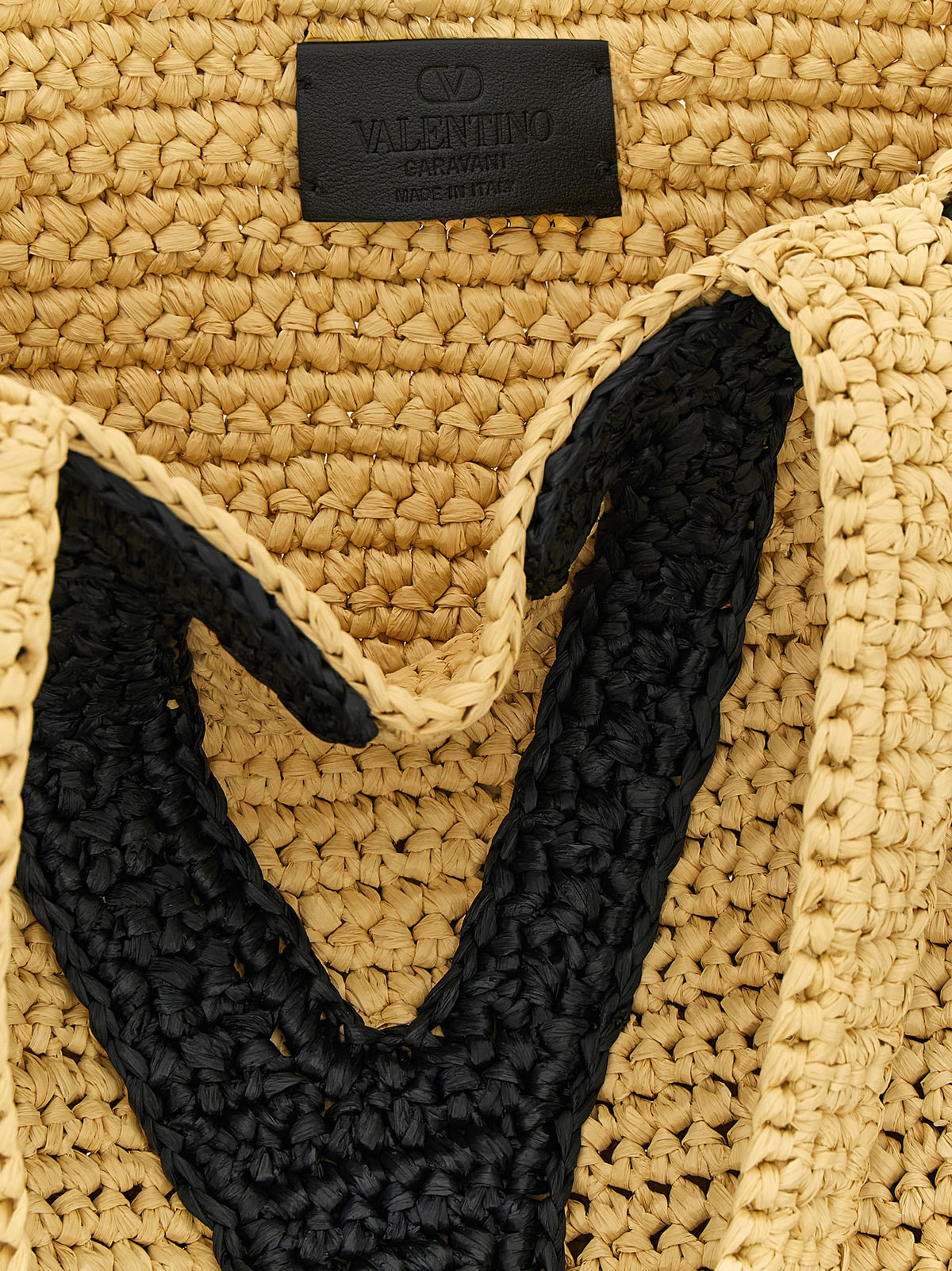 Valentino Garavani Beige 'Viva Superstar' Medium Tote Bag