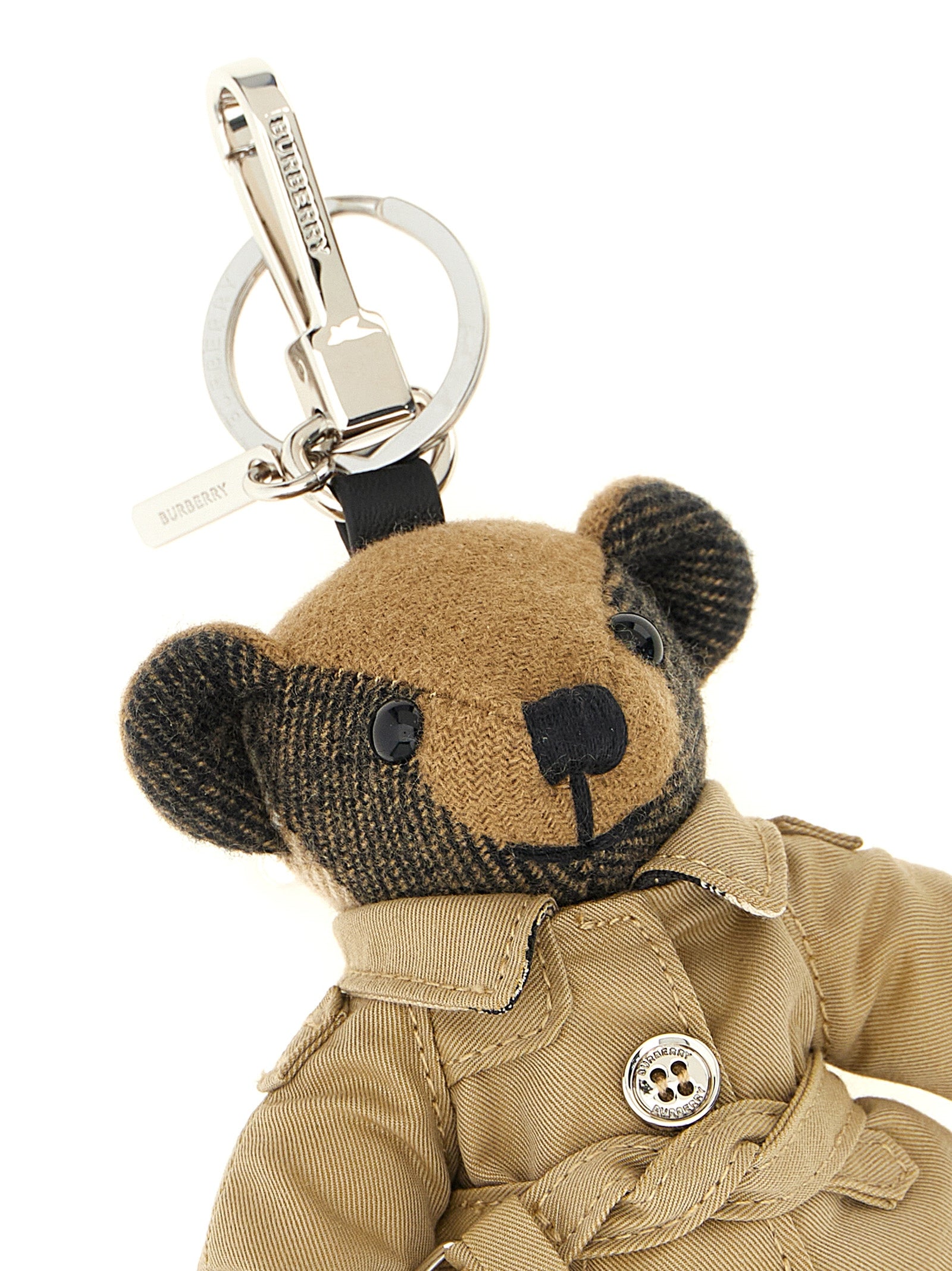 Burberry Multicolor Cashmere Keychain Curated Luxury Accessories by Orvyn
