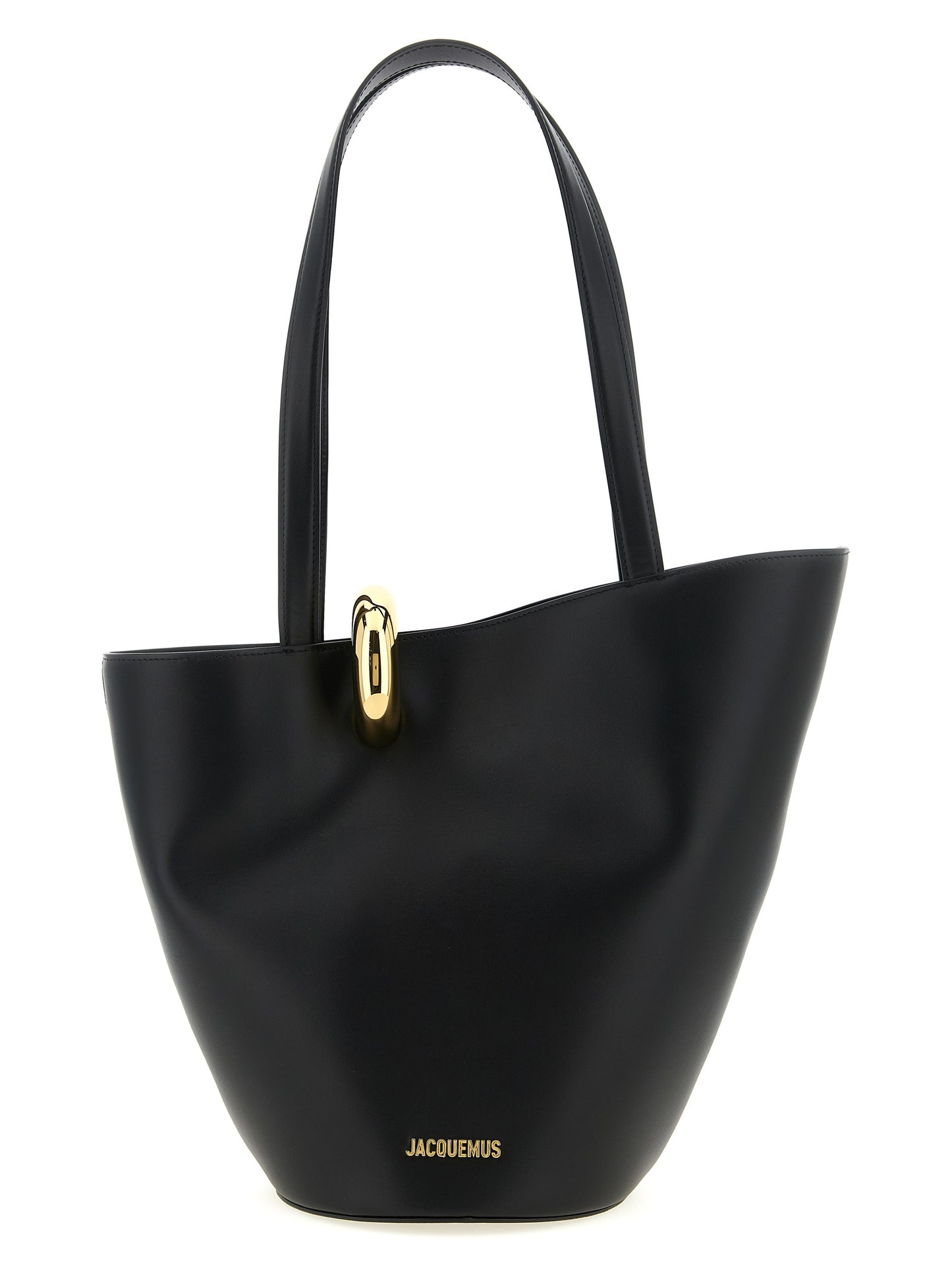 Jacquemus Black 'Le Bambola Moyen' Shoulder Bag Curated Luxury Accessories by Orvyn