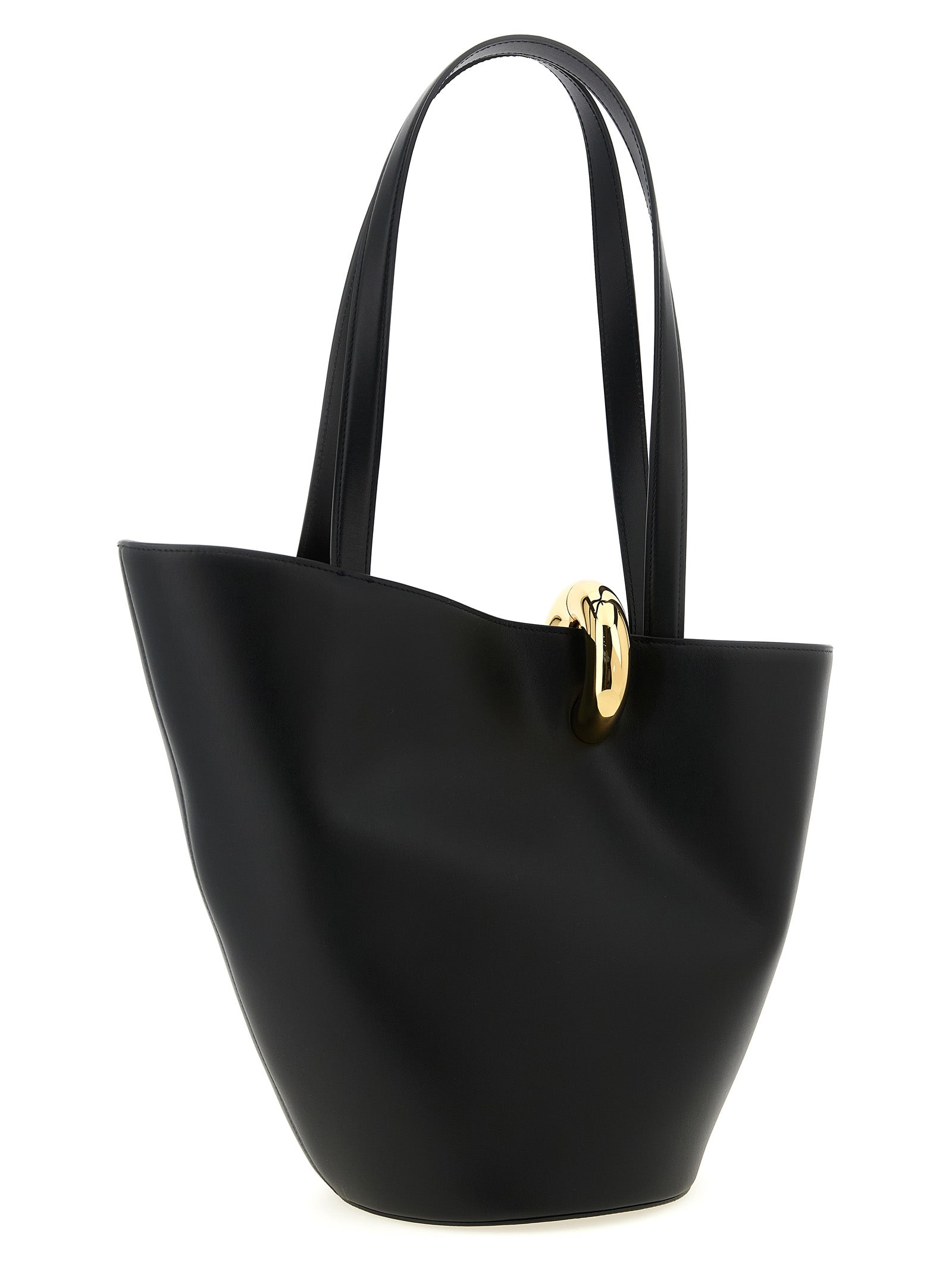 Jacquemus Black 'Le Bambola Moyen' Shoulder Bag Curated Luxury Accessories by Orvyn