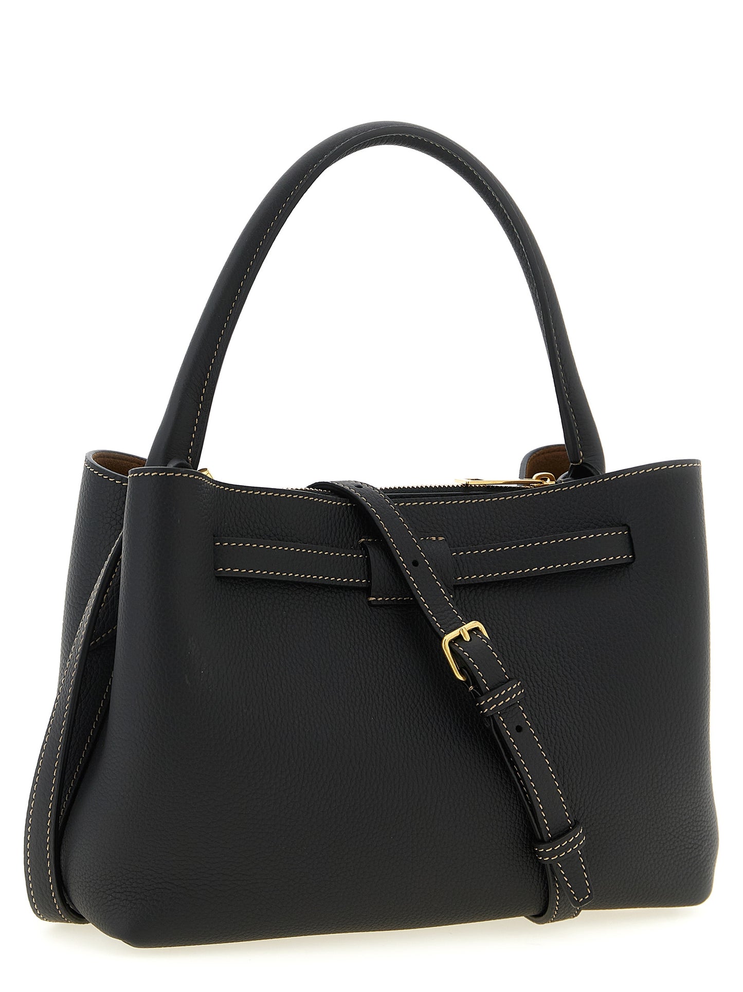 Tod'S Black 'Tim' Mini Handbag Curated Luxury Accessories by Orvyn