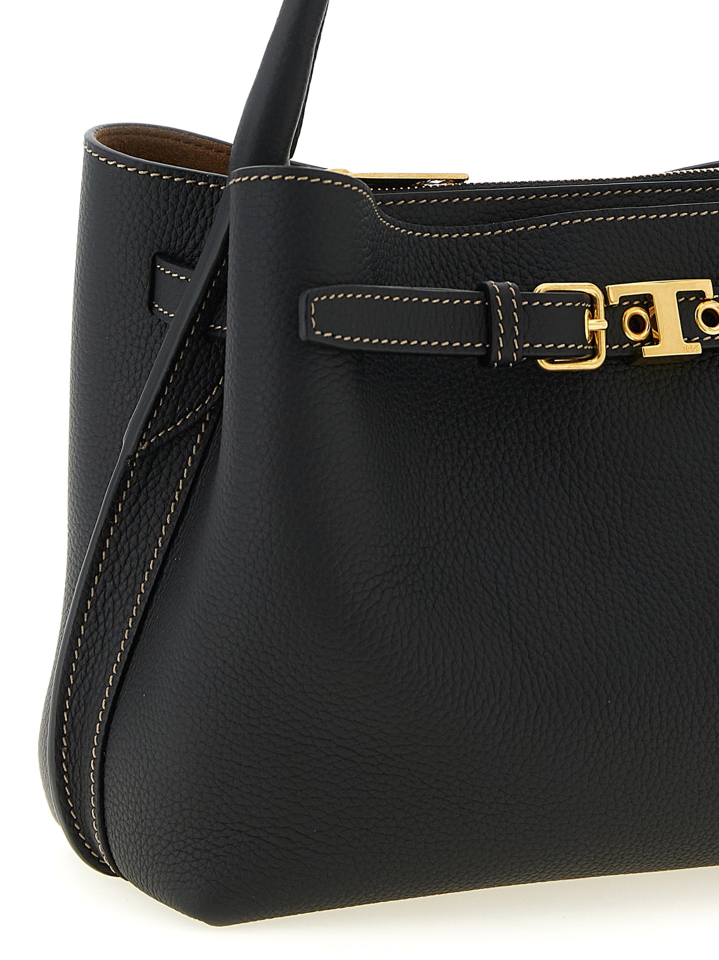 Tod'S Black 'Tim' Mini Handbag Curated Luxury Accessories by Orvyn