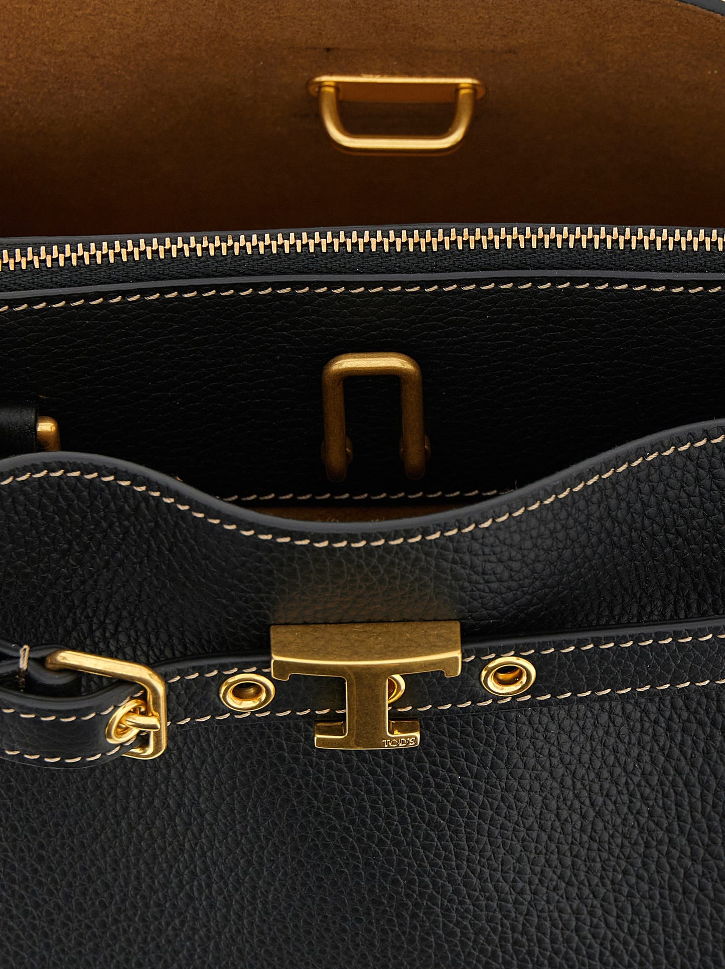 Tod'S Black 'Tim' Mini Handbag Curated Luxury Accessories by Orvyn