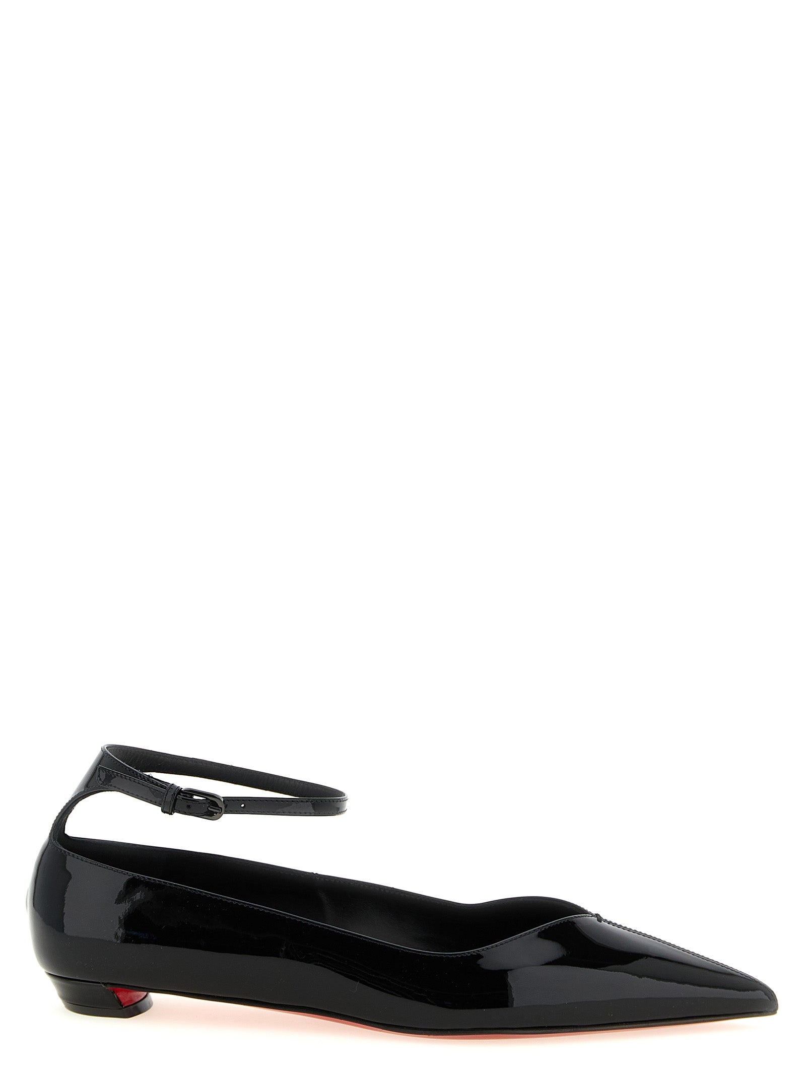 Christian Louboutin Black 'Erozeena' Flats Curated Luxury Accessories by Orvyn