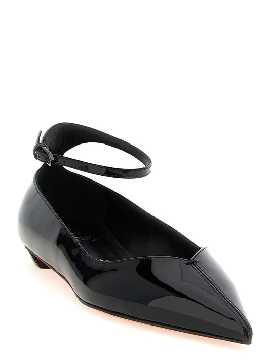 Christian Louboutin Black 'Erozeena' Flats Curated Luxury Accessories by Orvyn