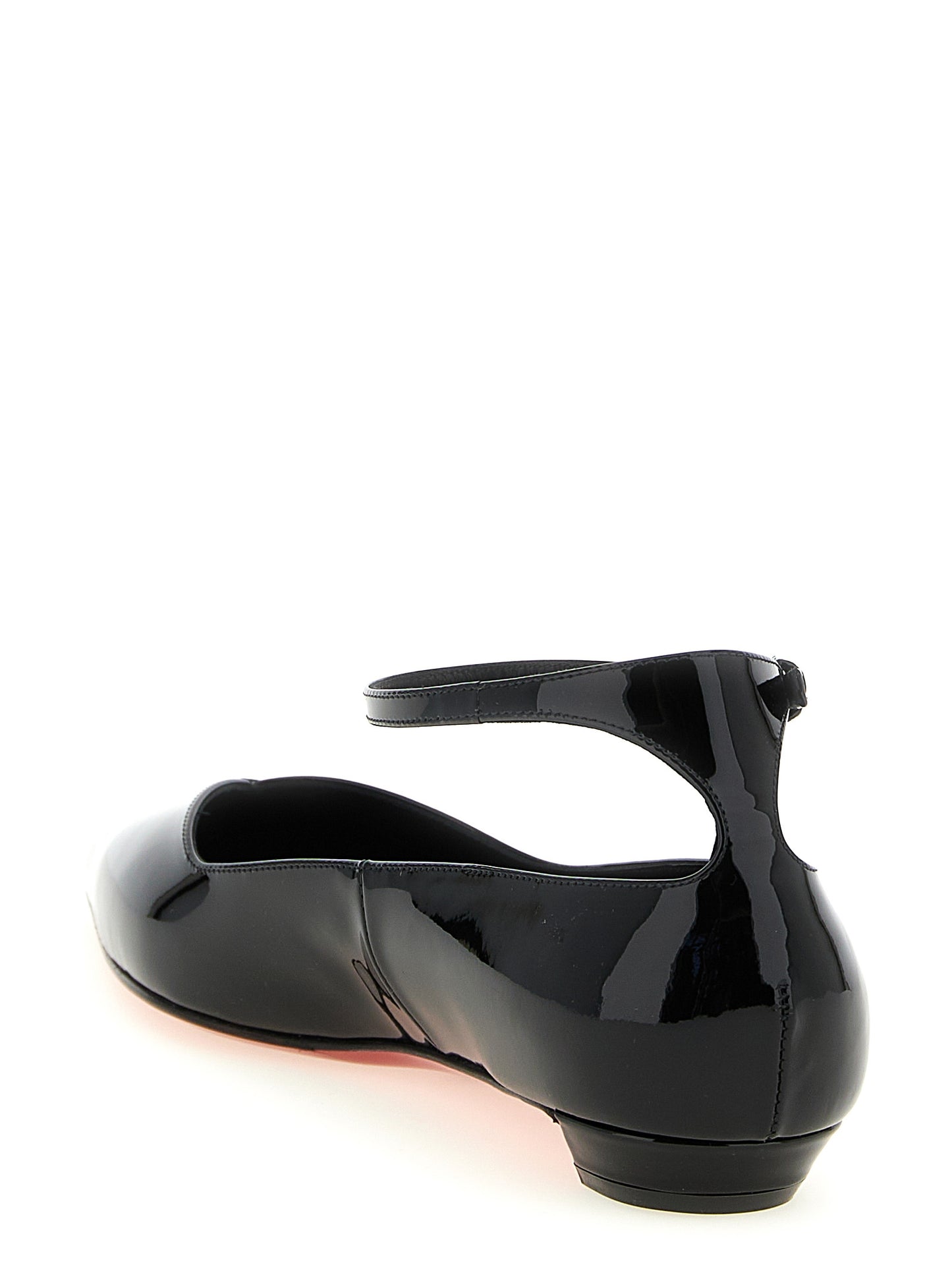 Christian Louboutin Black 'Erozeena' Flats Curated Luxury Accessories by Orvyn