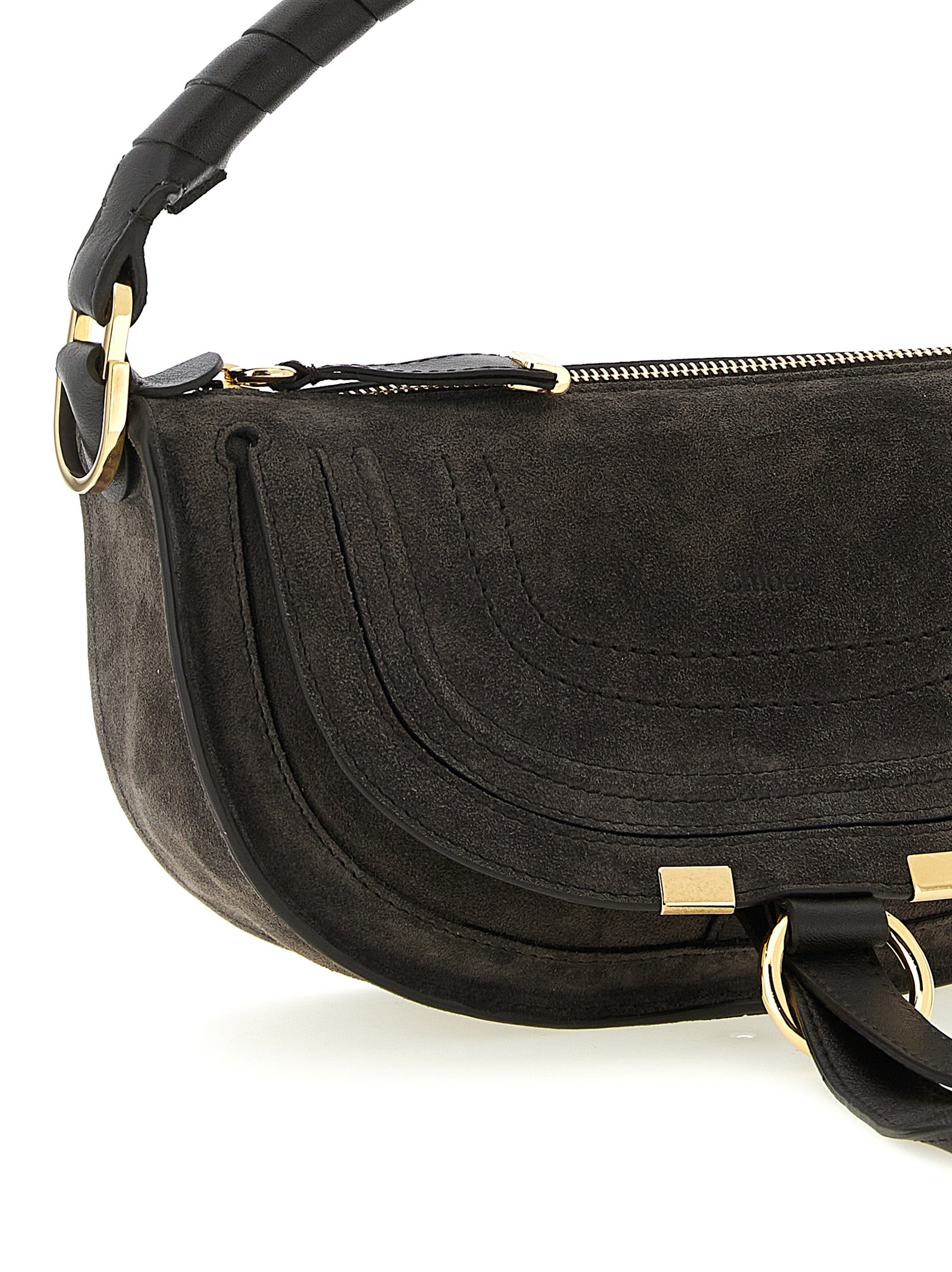 Chloé Brown 'Marcie' Mini Shoulder Bag Curated Luxury Accessories by Orvyn