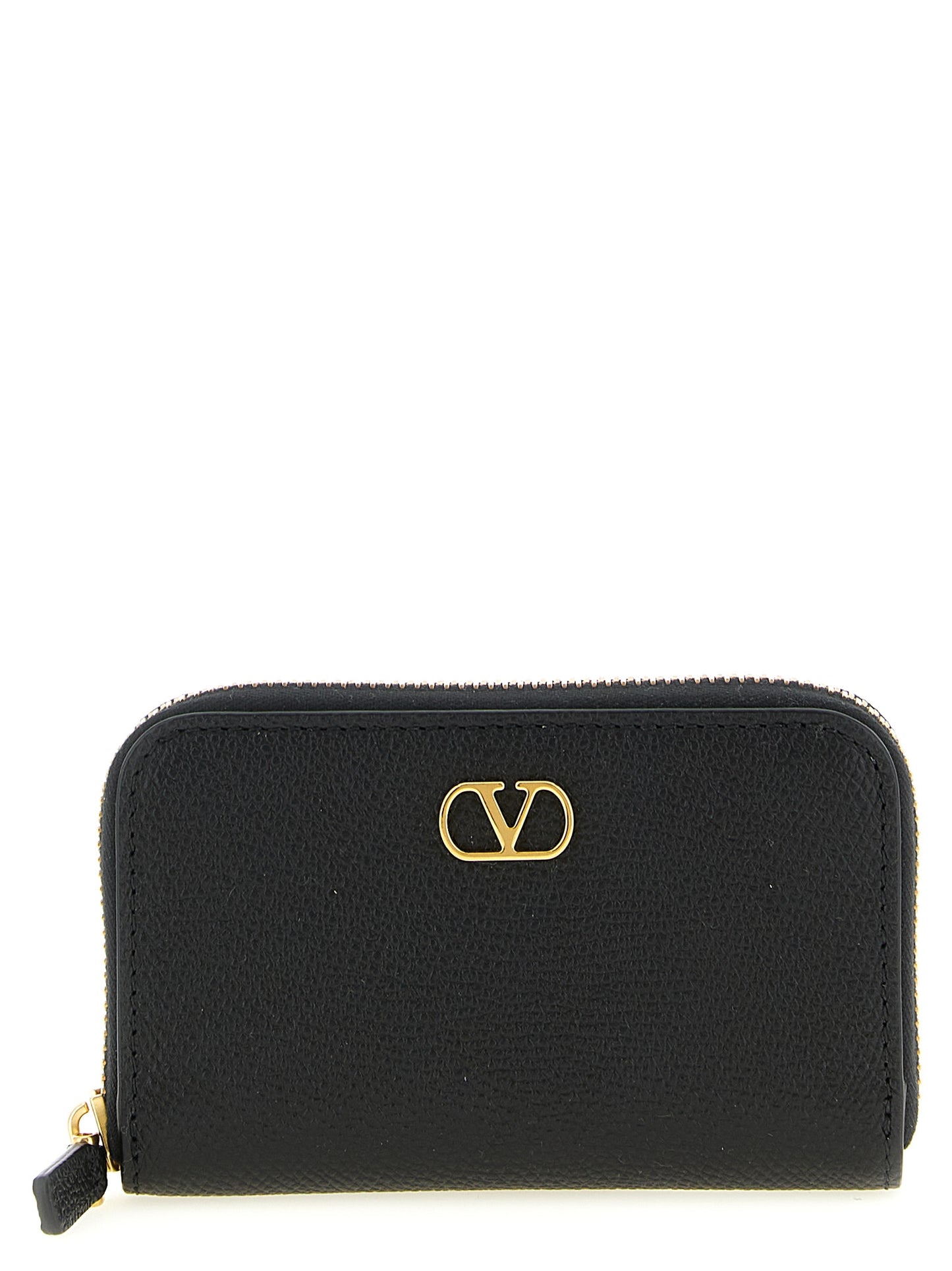 Valentino Garavani Black Card Holder Curated Luxury Accessories by Orvyn