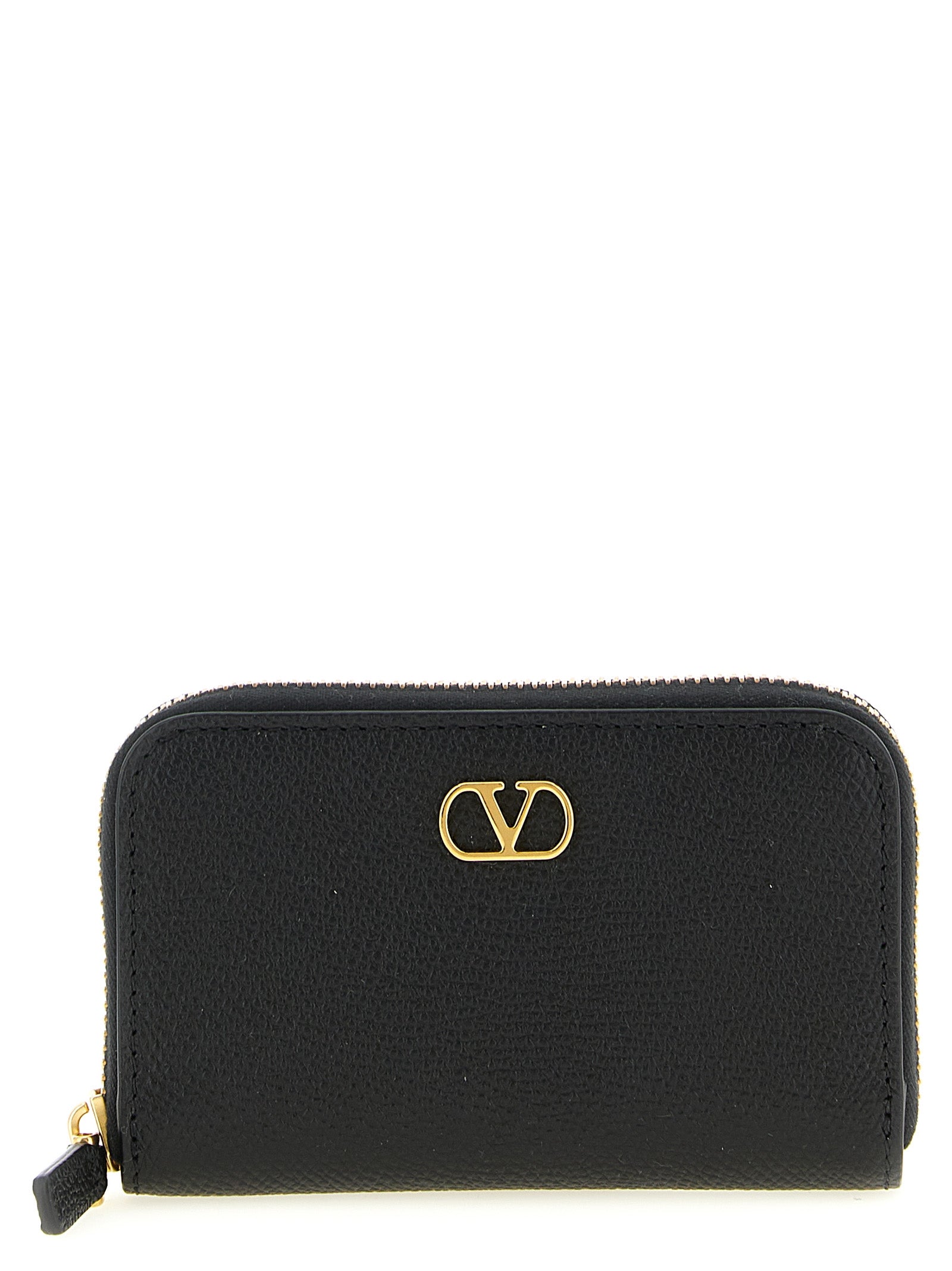 Valentino Garavani Black Card Holder Curated Luxury Accessories by Orvyn