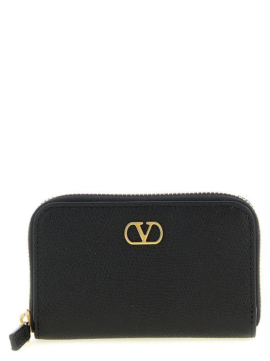 Valentino Garavani Black Card Holder Curated Luxury Accessories by Orvyn