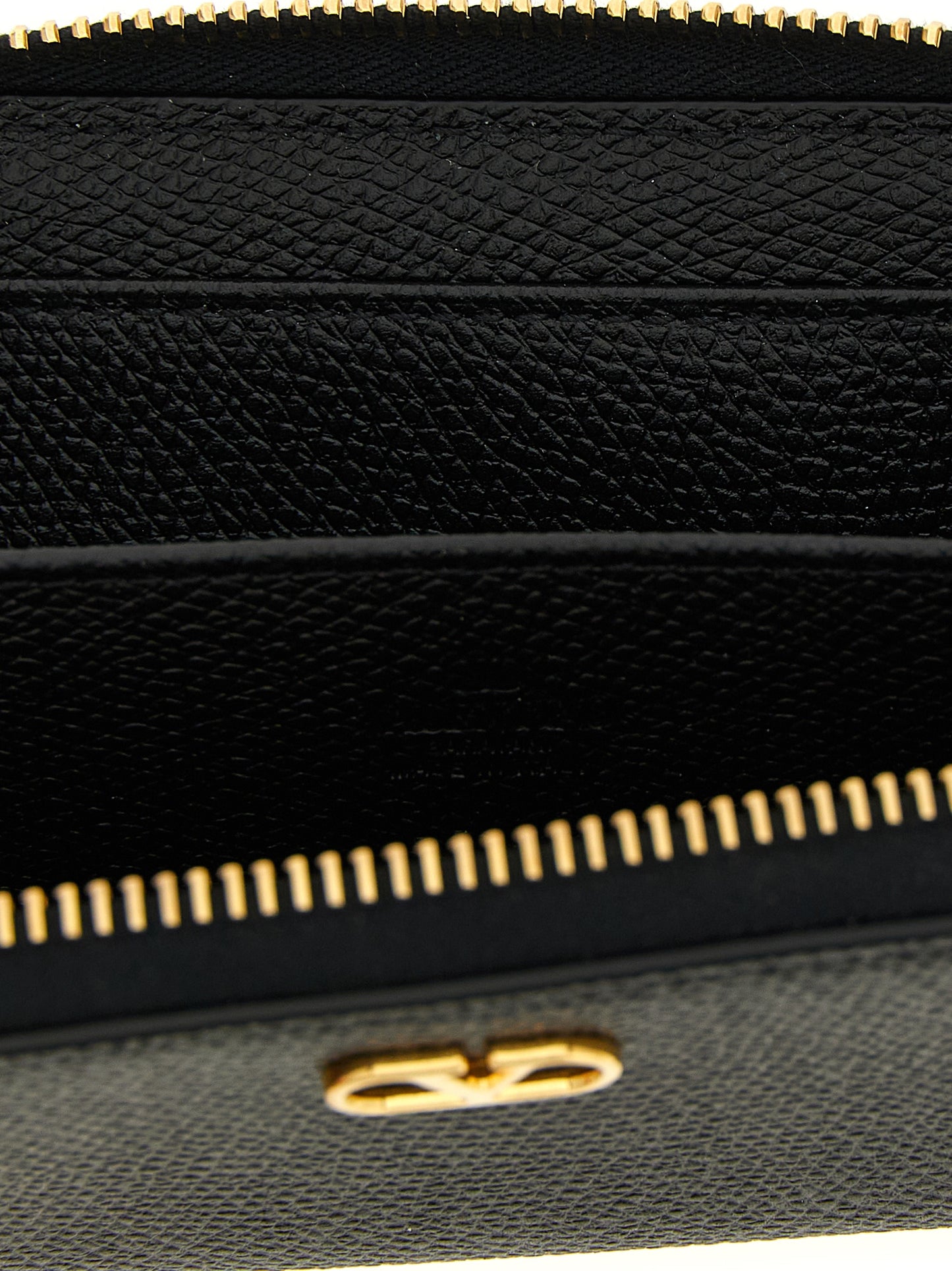 Valentino Garavani Black Card Holder Curated Luxury Accessories by Orvyn