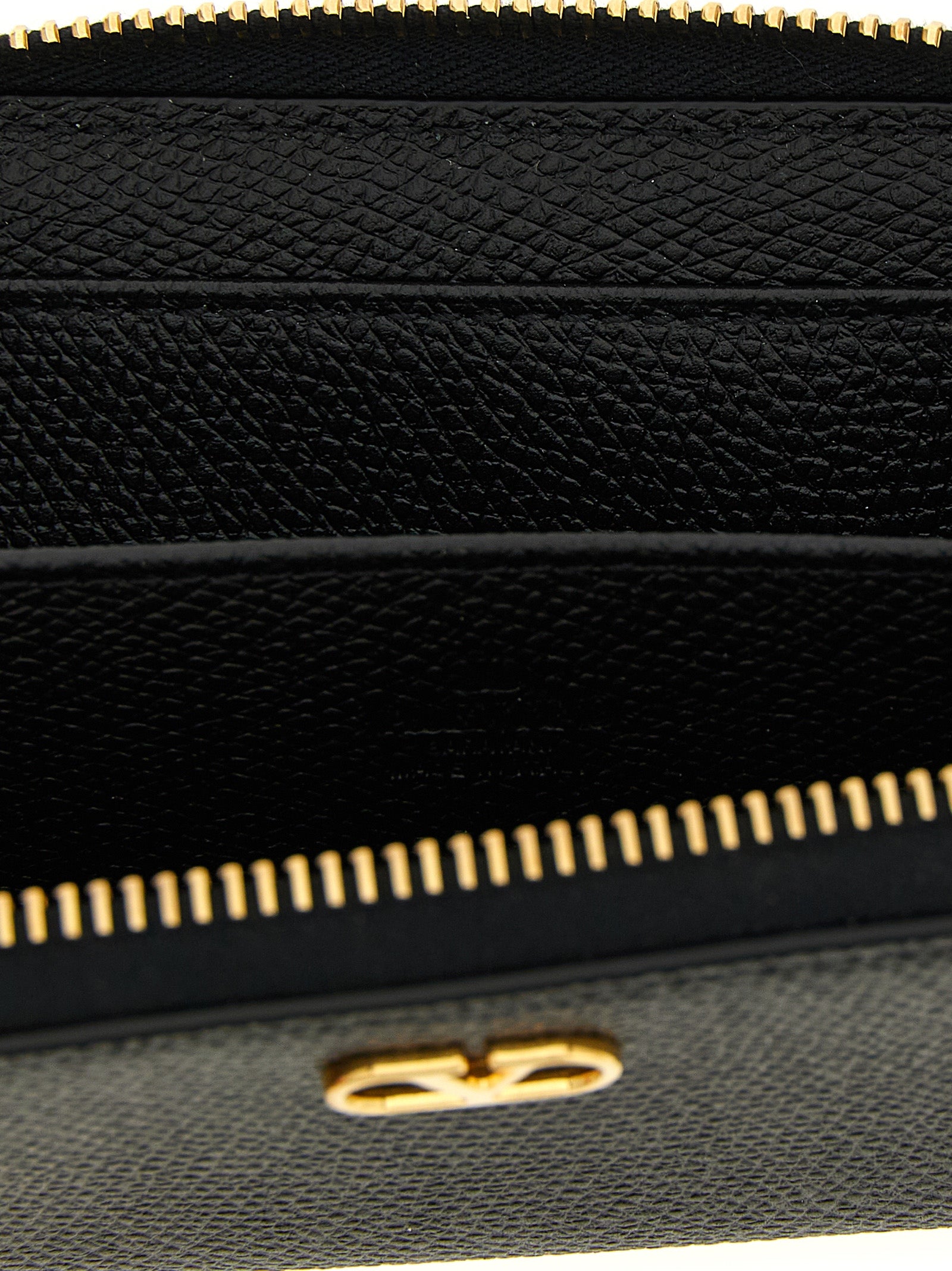 Valentino Garavani Black Card Holder Curated Luxury Accessories by Orvyn
