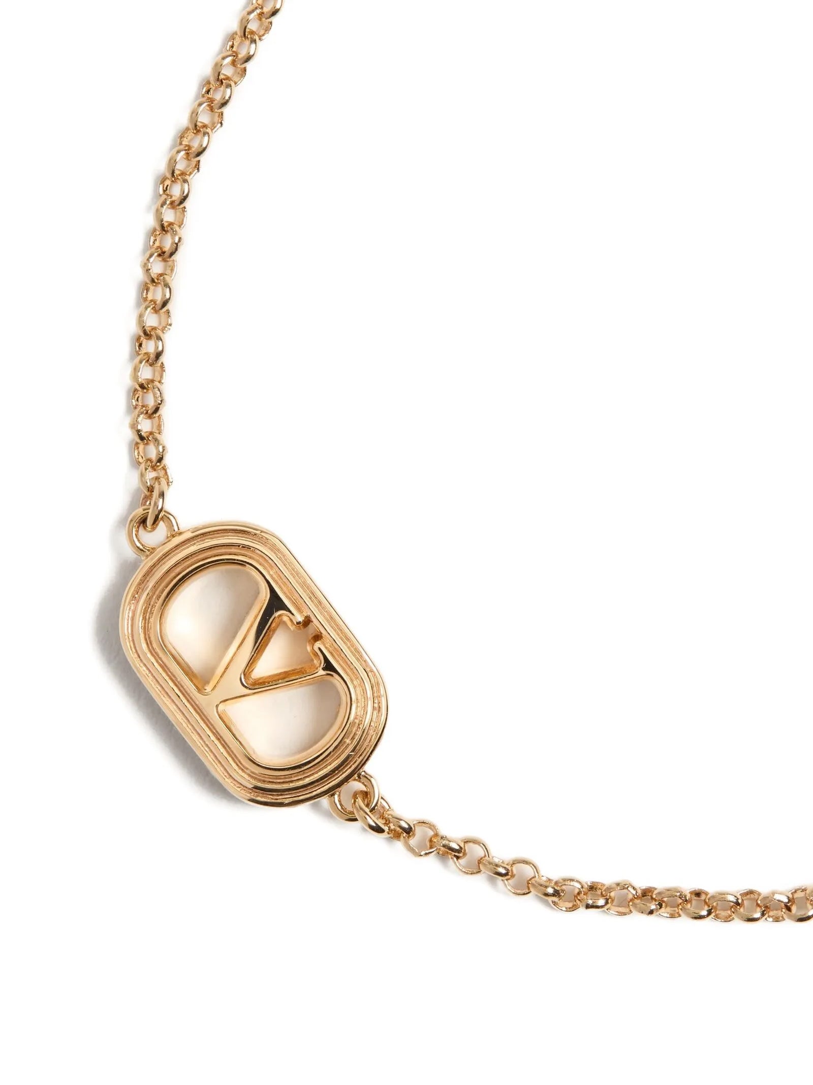 Valentino Garavani Gold Stainless Steel Bracelet Curated Luxury Accessories by Orvyn