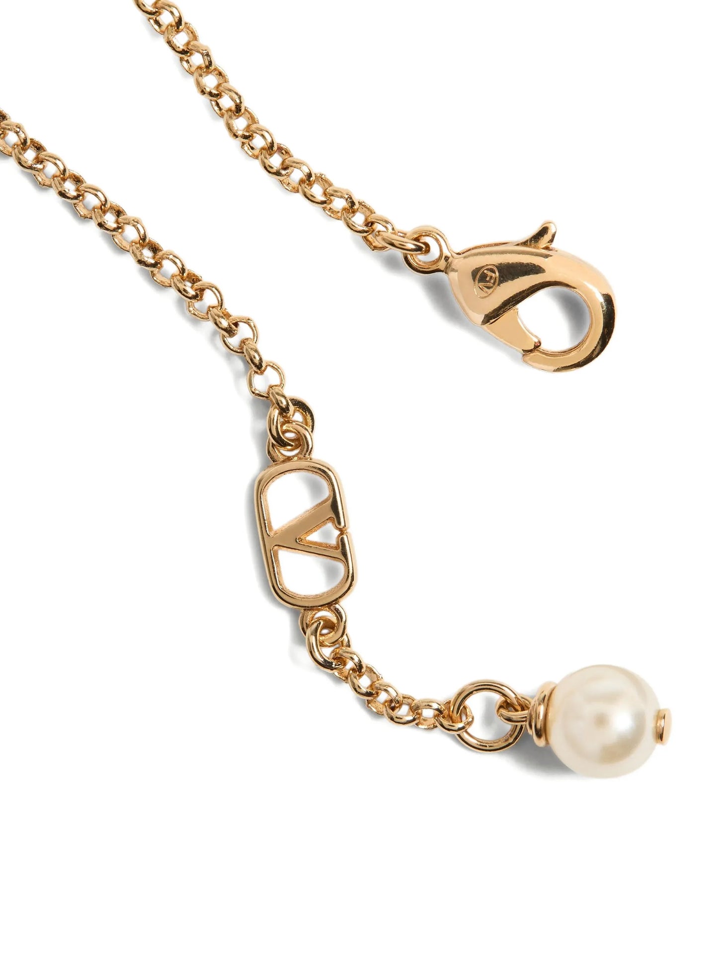 Valentino Garavani Gold Stainless Steel Bracelet Curated Luxury Accessories by Orvyn