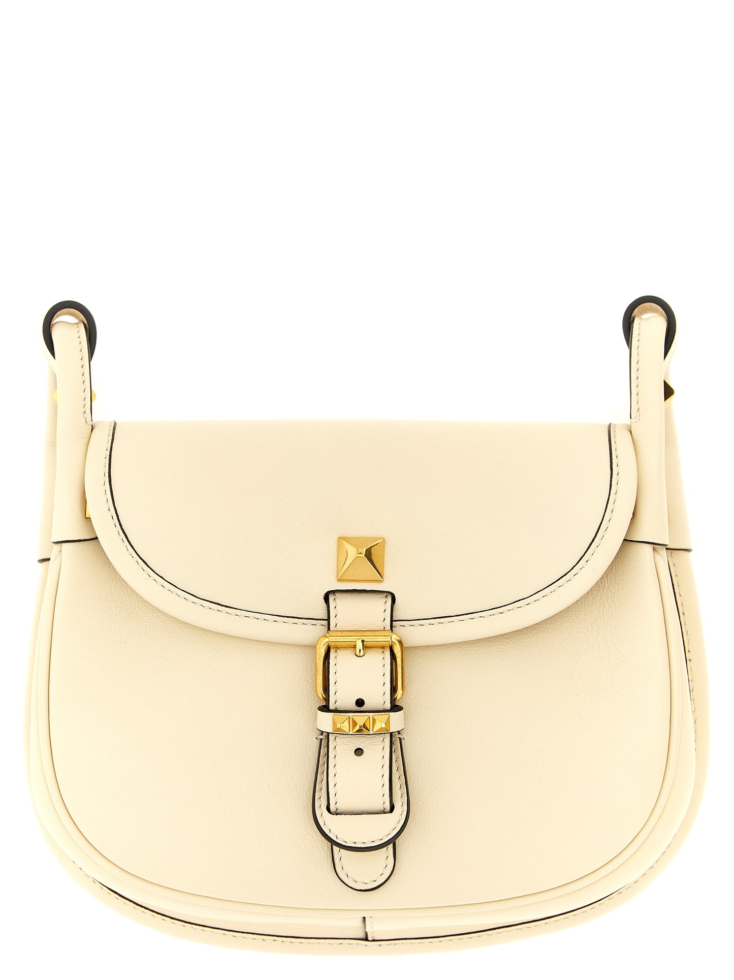 Valentino Garavani White 'Flaneuse' Small Shoulder Bag Curated Luxury Accessories by Orvyn