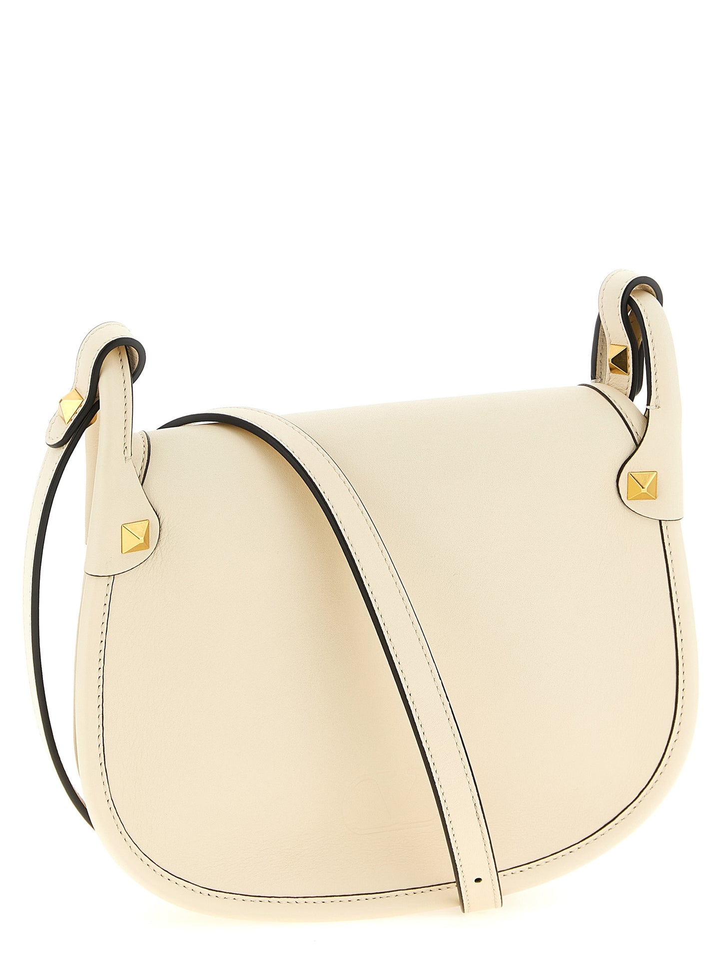 Valentino Garavani White 'Flaneuse' Small Shoulder Bag Curated Luxury Accessories by Orvyn