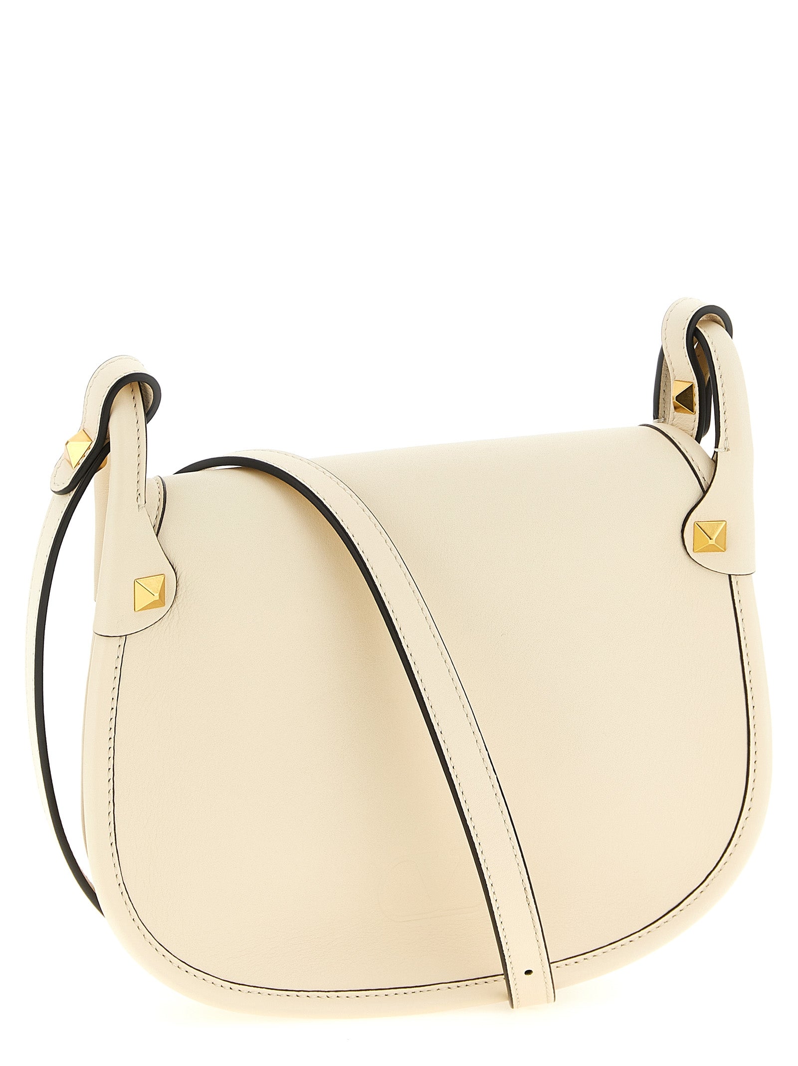 Valentino Garavani White 'Flaneuse' Small Shoulder Bag Curated Luxury Accessories by Orvyn