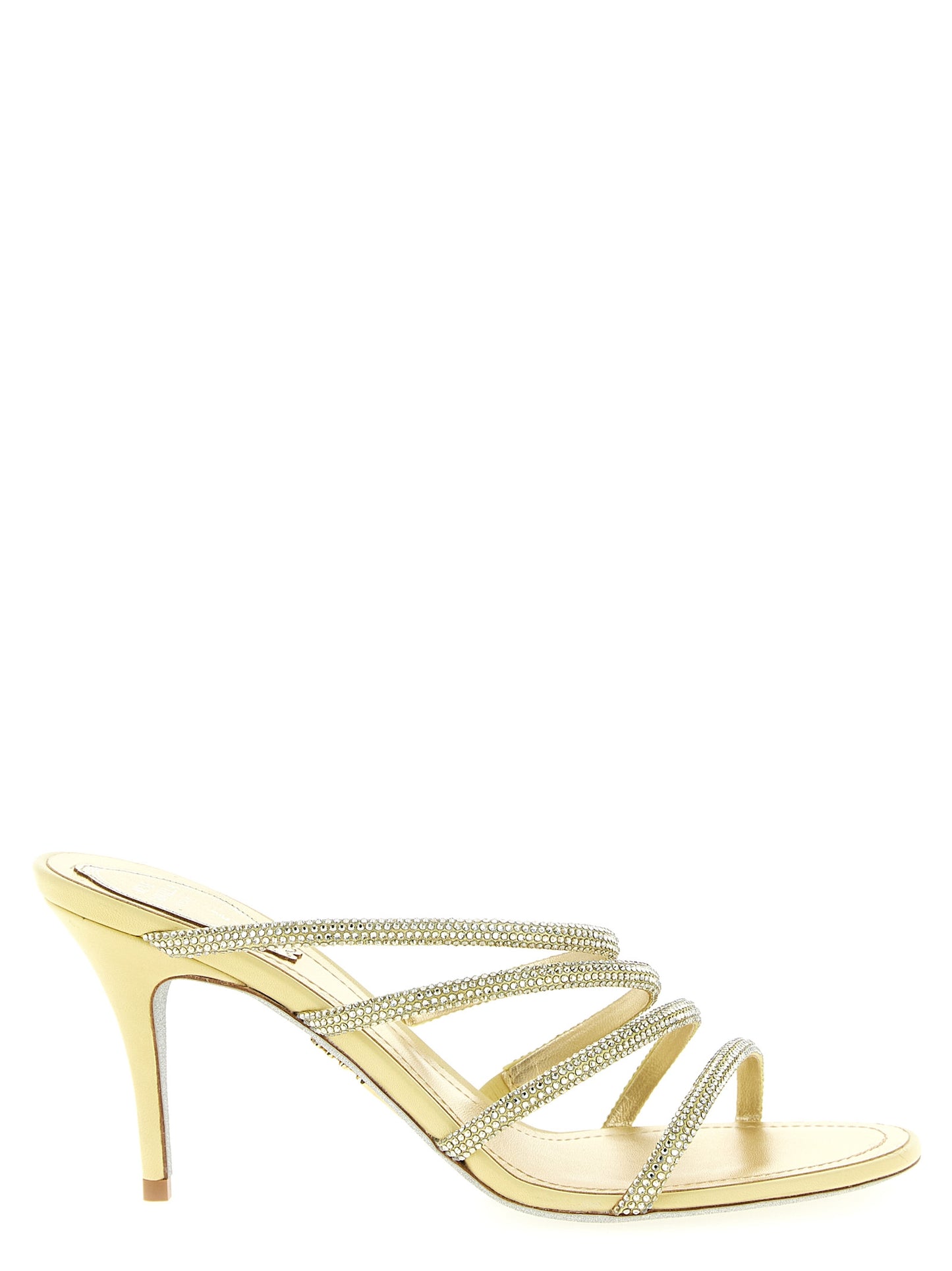 Rene Caovilla Gold 'S Stunning' Sandals Curated Luxury Accessories by Orvyn