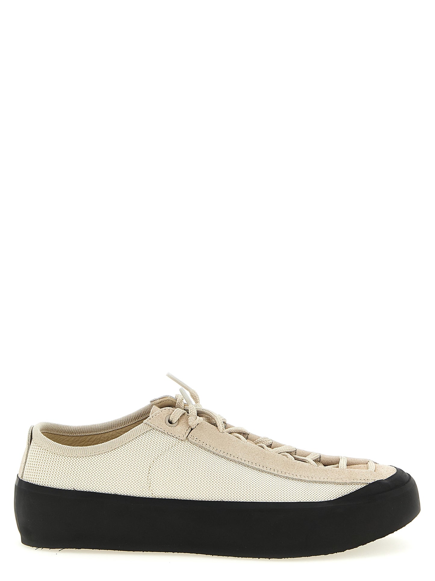 Stone Island Beige 'Compass' Sneakers Curated Luxury Accessories by Orvyn