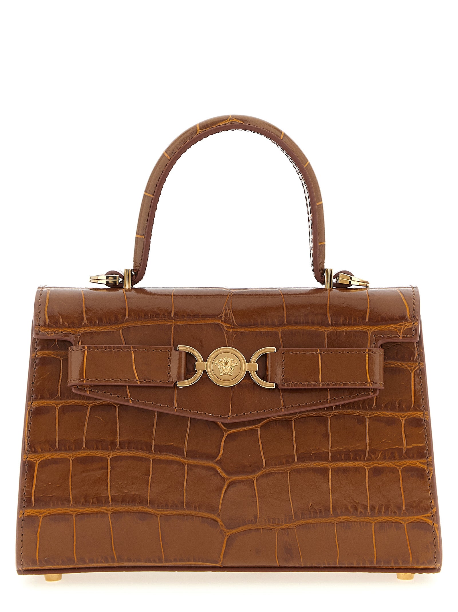 Versace Brown Handbag Curated Luxury Accessories by Orvyn