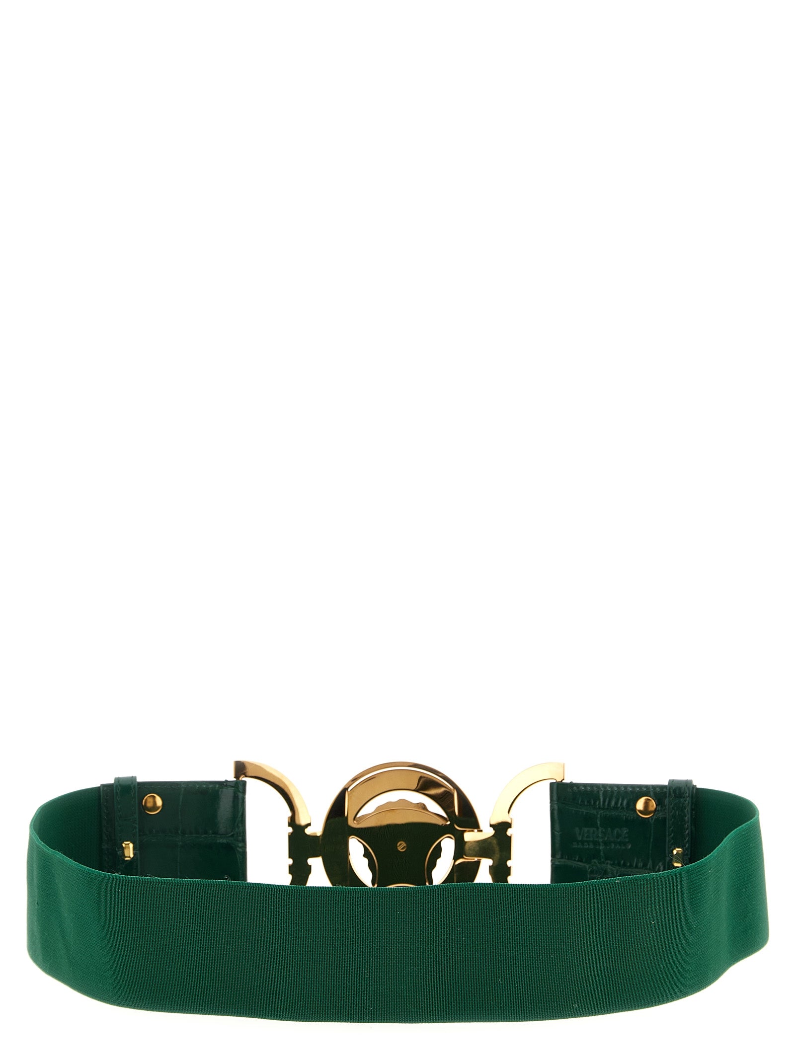 Versace Bicolor 'Medusa' Belt Curated Luxury Accessories by Orvyn
