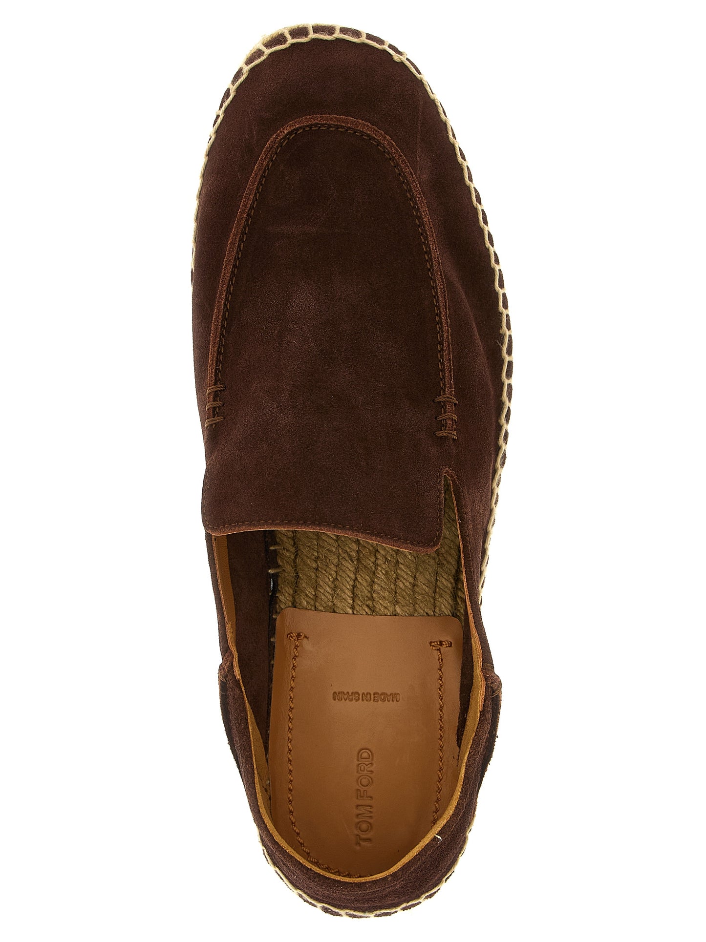 Tom Ford Brown 'Finn' Espadrilles Curated Luxury Accessories by Orvyn