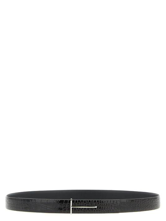 Tom Ford Multicolor 'Slim T' Belt Curated Luxury Accessories by Orvyn