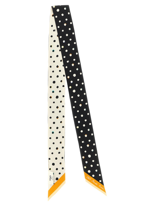 Fendi Bicolor Silk Tie Curated Luxury Accessories by Orvyn