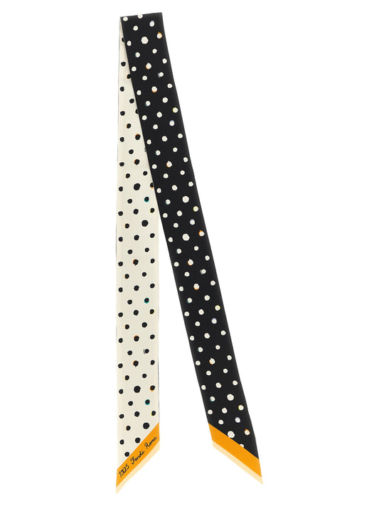 Fendi Bicolor Silk Tie Curated Luxury Accessories by Orvyn