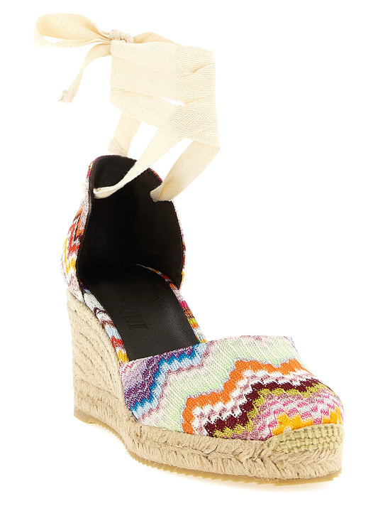 Missoni Multicolor 'S Bold' Sandals Curated Luxury Accessories by Orvyn