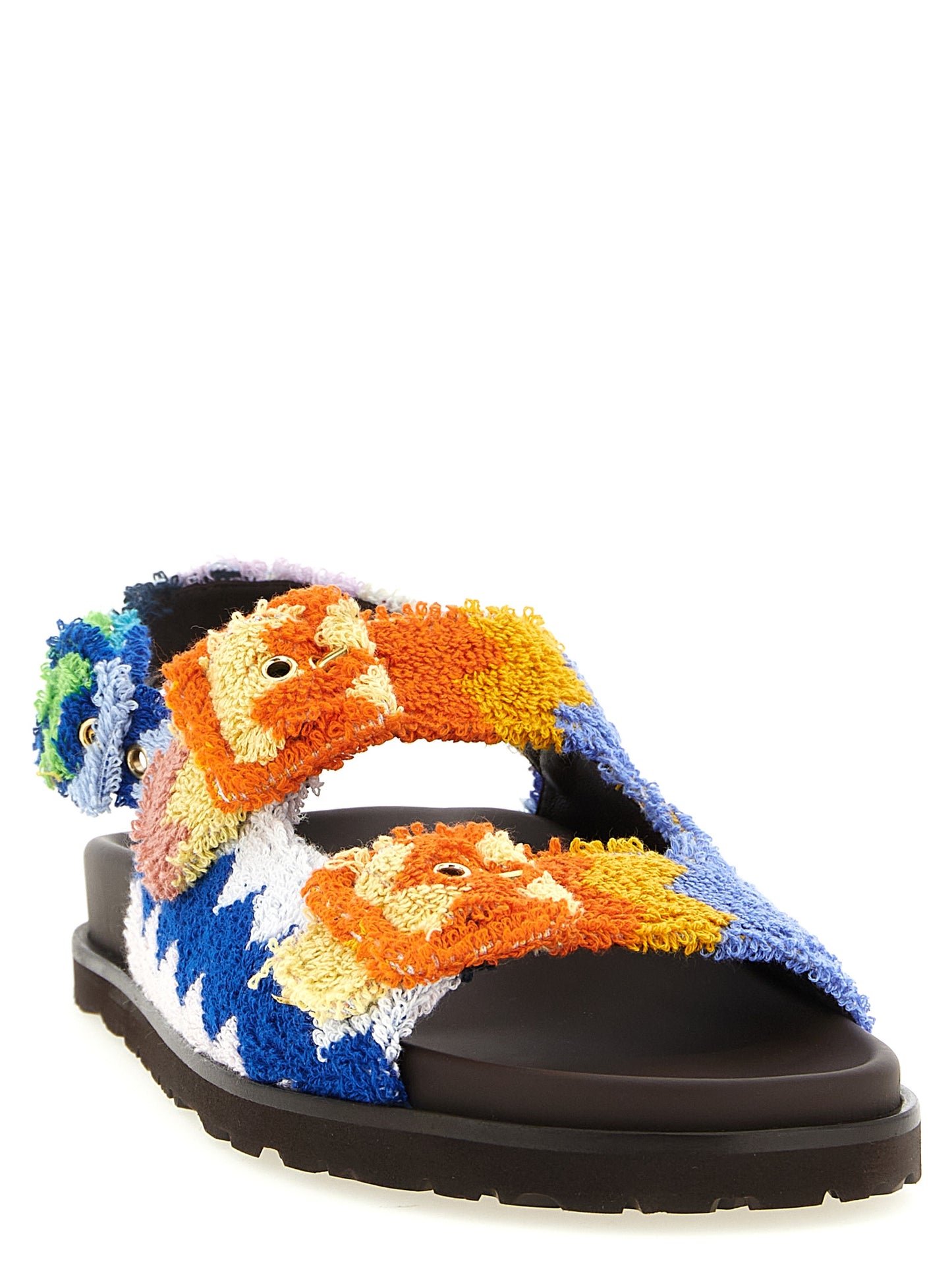 Missoni Multicolor 'Mia' Sandals Curated Luxury Accessories by Orvyn