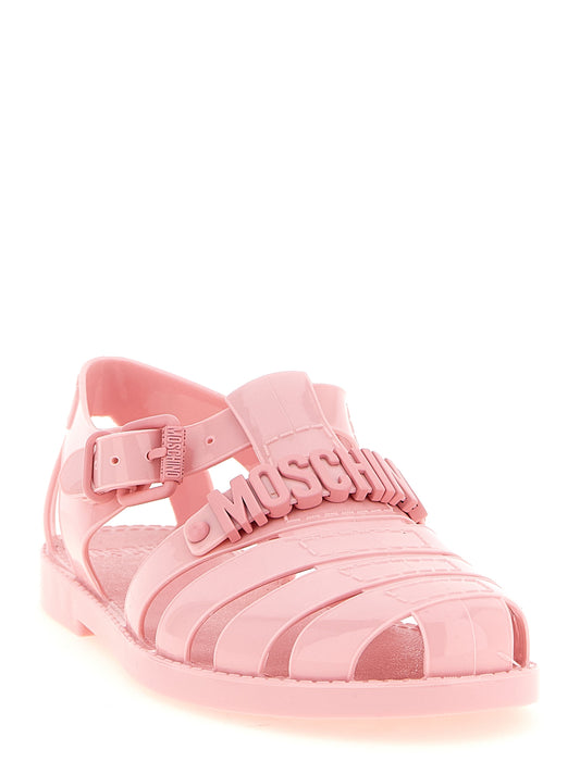 Moschino Multicolor Pvc Flat Sandals Curated Luxury Accessories by Orvyn