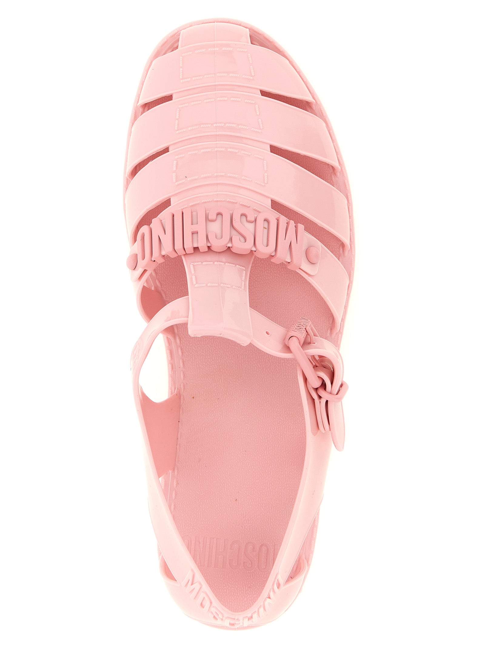 Moschino Multicolor Pvc Flat Sandals Curated Luxury Accessories by Orvyn