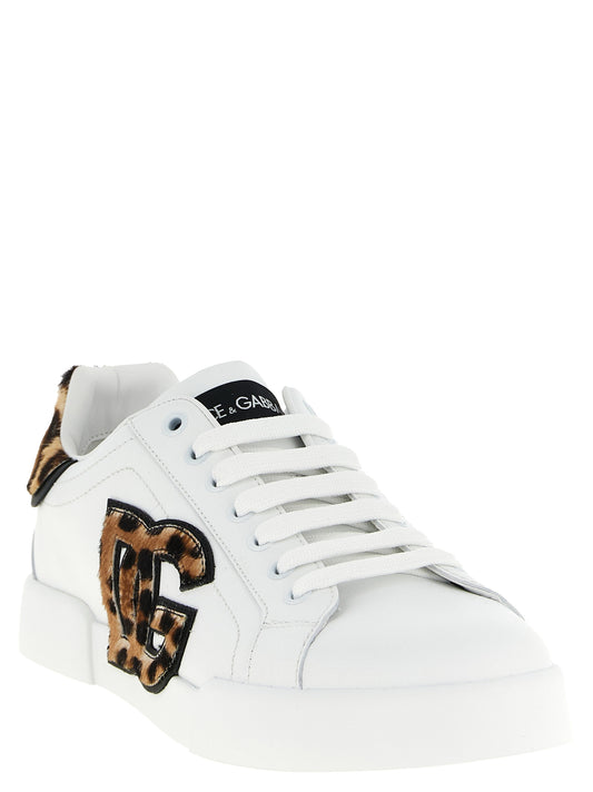 Dolce & Gabbana Brown 'Portofino Light Strobel' Sneakers Curated Luxury Accessories by Orvyn