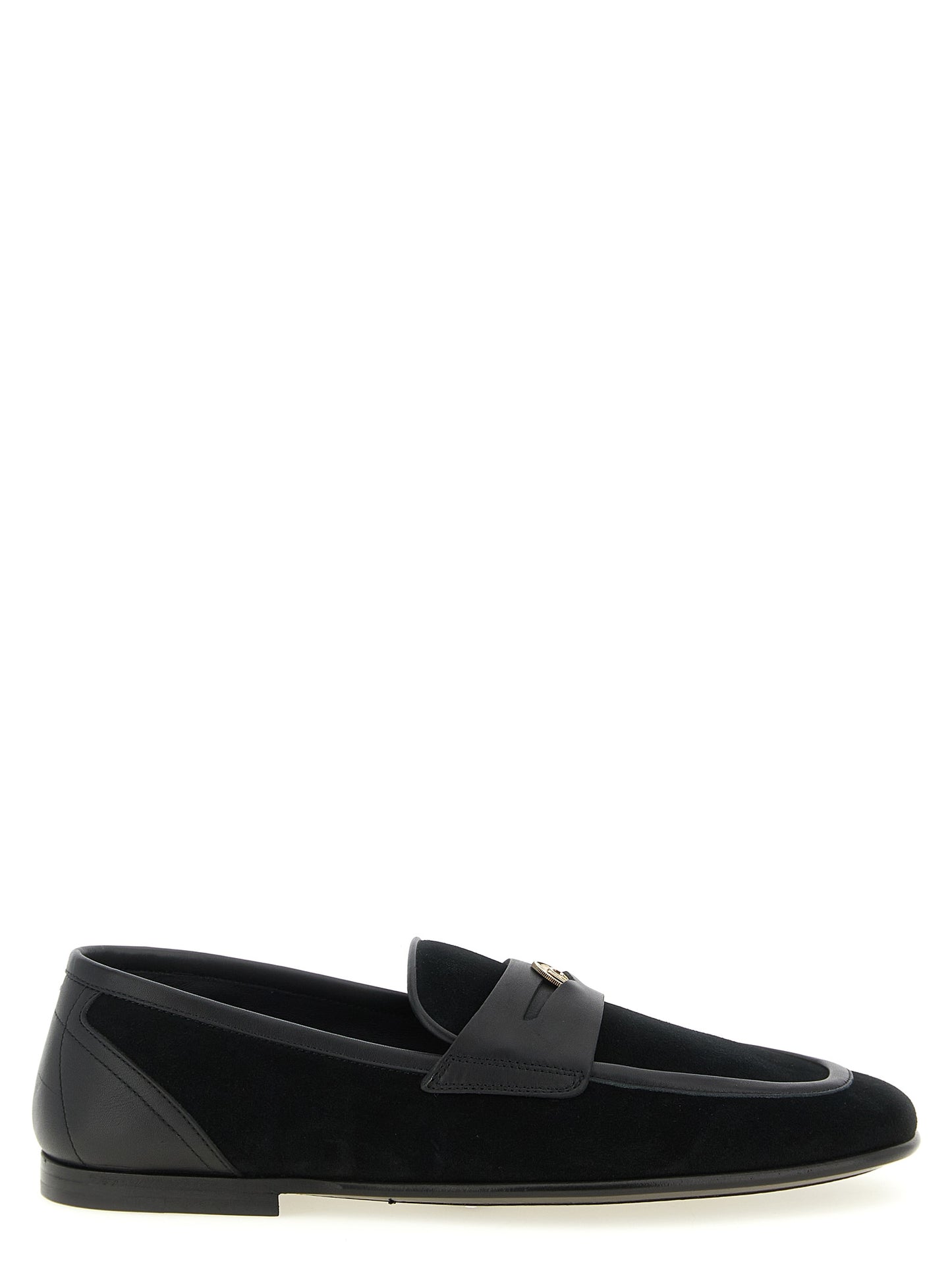 Dolce & Gabbana Black 'Ariosto' Loafers Curated Luxury Accessories by Orvyn