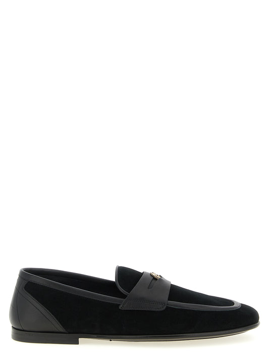 Dolce & Gabbana Black 'Ariosto' Loafers Curated Luxury Accessories by Orvyn
