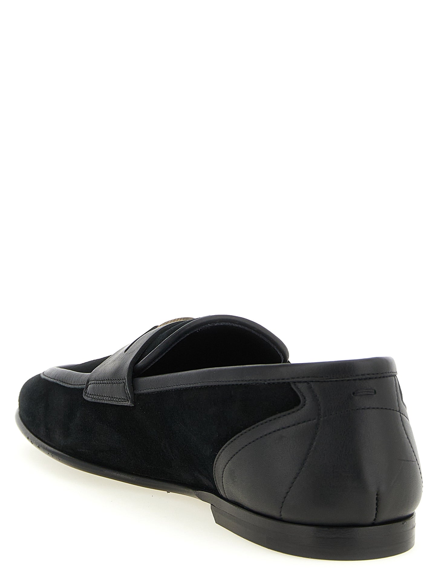 Dolce & Gabbana Black 'Ariosto' Loafers Curated Luxury Accessories by Orvyn