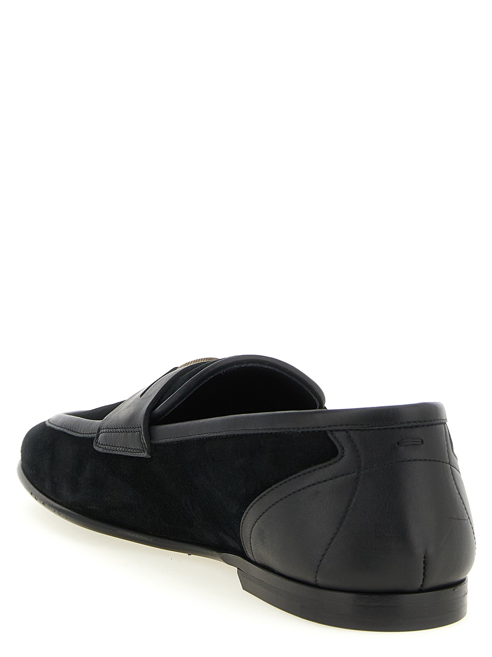 Dolce & Gabbana Black 'Ariosto' Loafers Curated Luxury Accessories by Orvyn