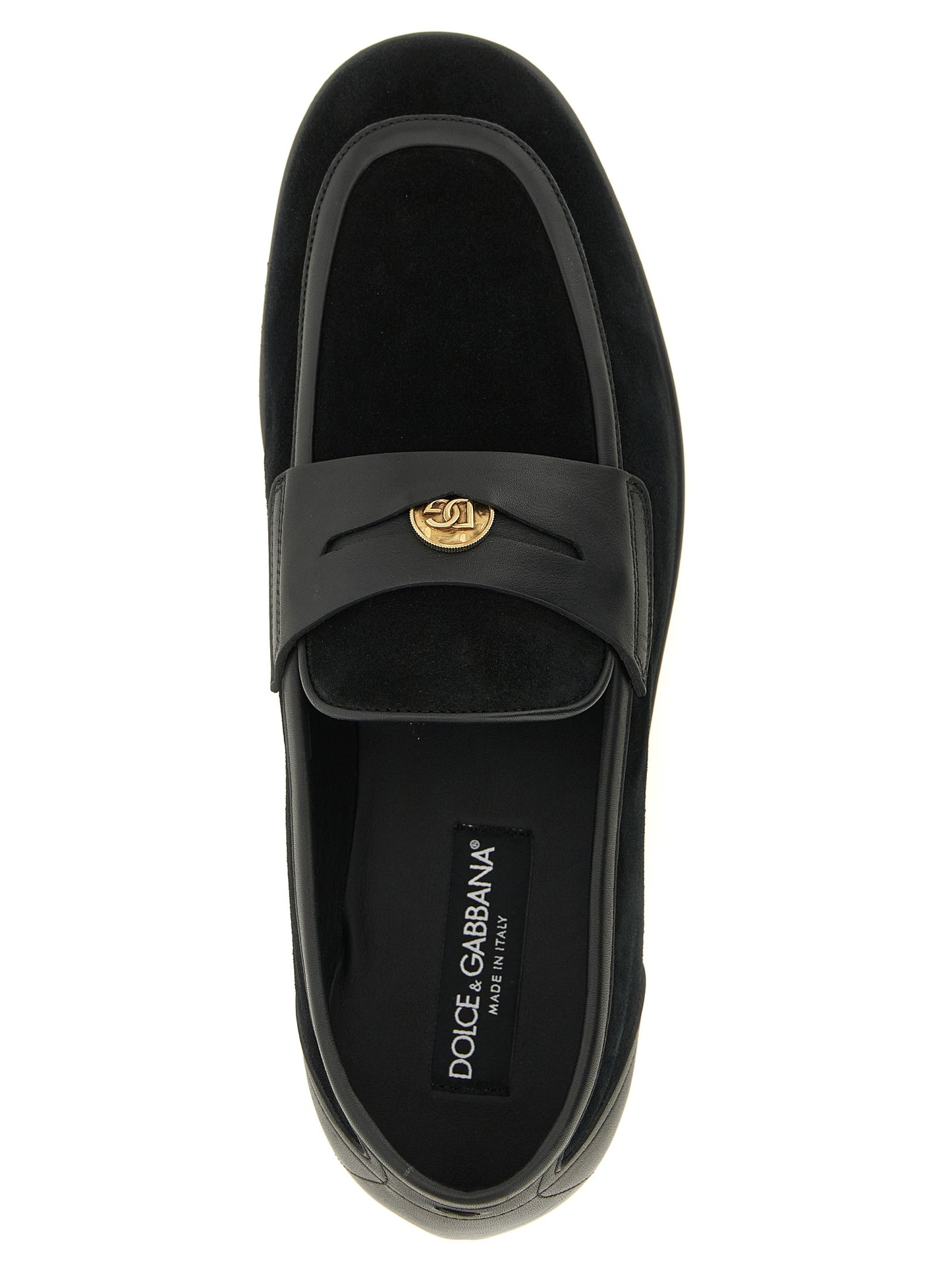 Dolce & Gabbana Black 'Ariosto' Loafers Curated Luxury Accessories by Orvyn