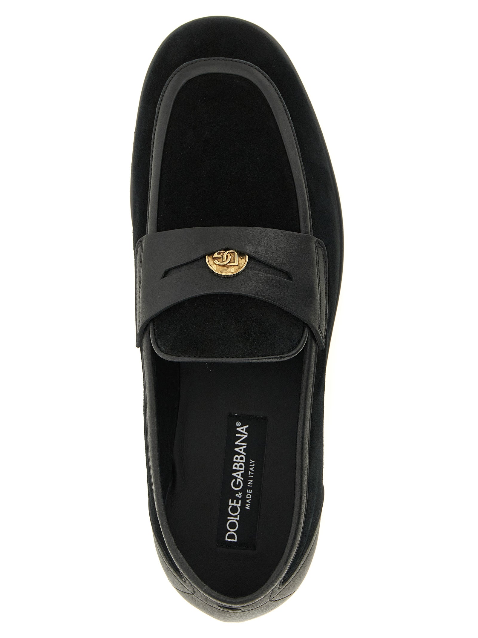 Dolce & Gabbana Black 'Ariosto' Loafers Curated Luxury Accessories by Orvyn