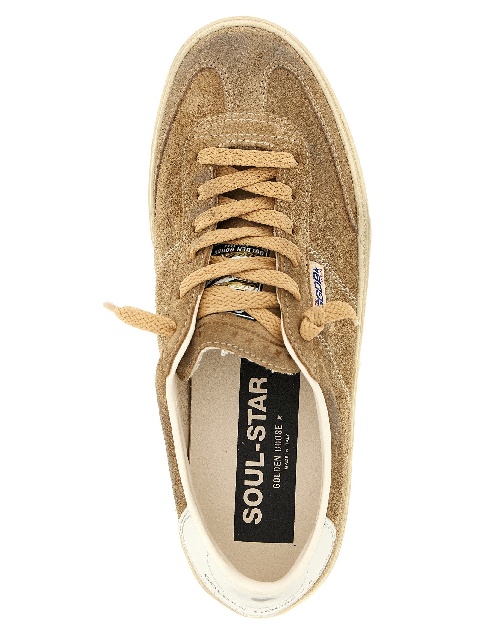 Golden Goose Brown Cowhide Low Top Sneakers Curated Luxury Accessories by Orvyn