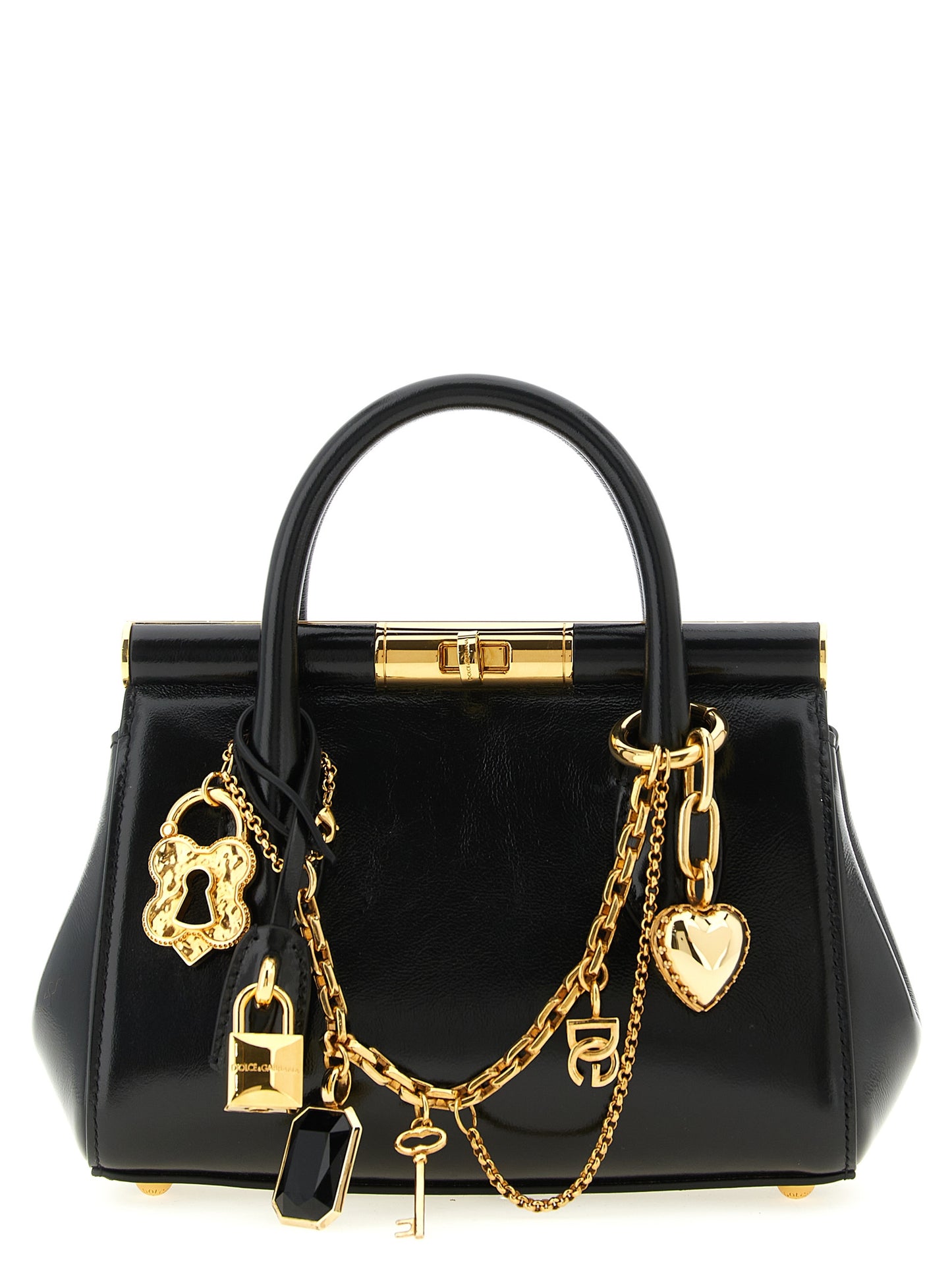 Dolce & Gabbana Black 'Marlene Mini' Mini Handbag Curated Luxury Accessories by Orvyn