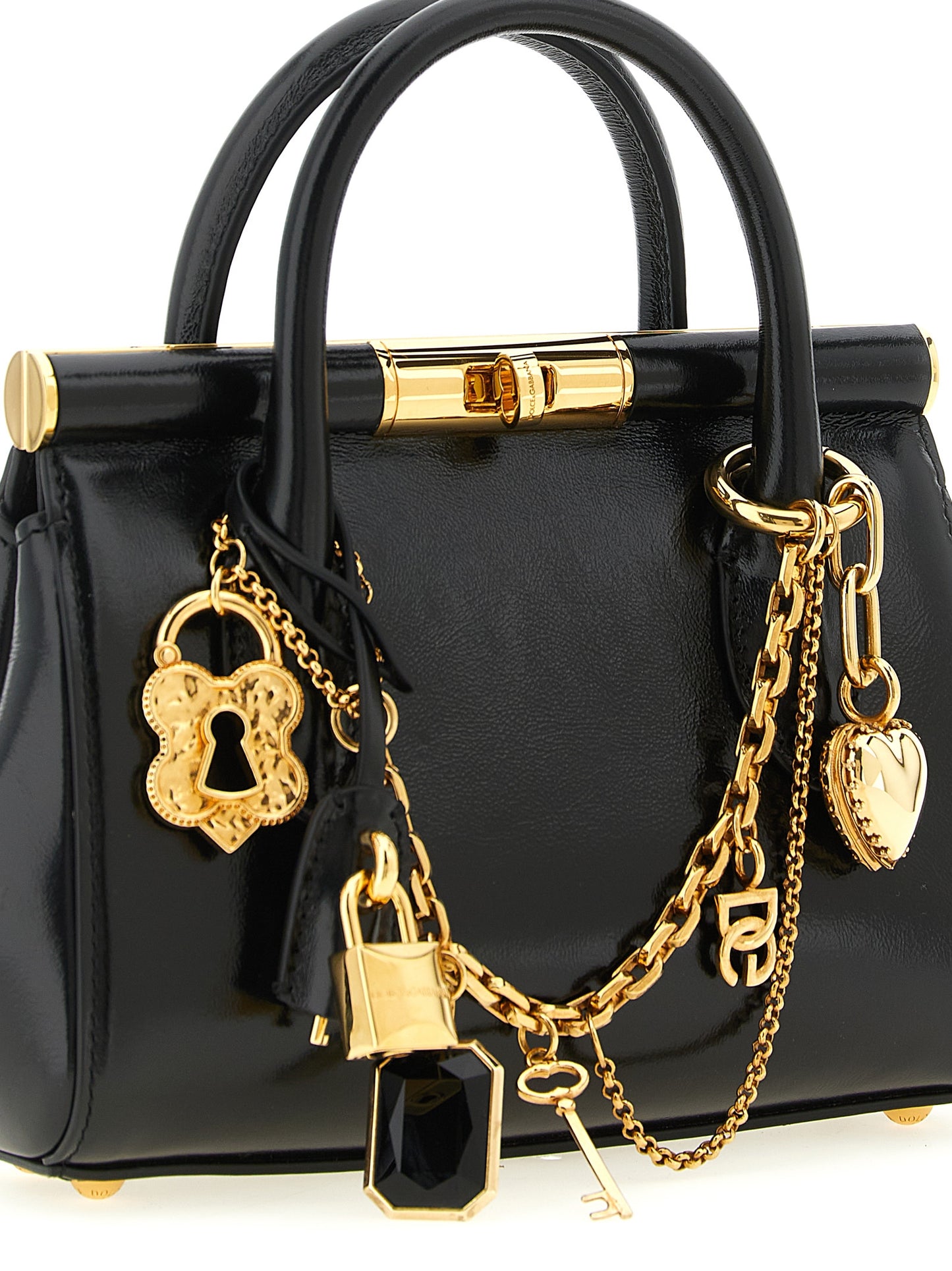 Dolce & Gabbana Black 'Marlene Mini' Mini Handbag Curated Luxury Accessories by Orvyn