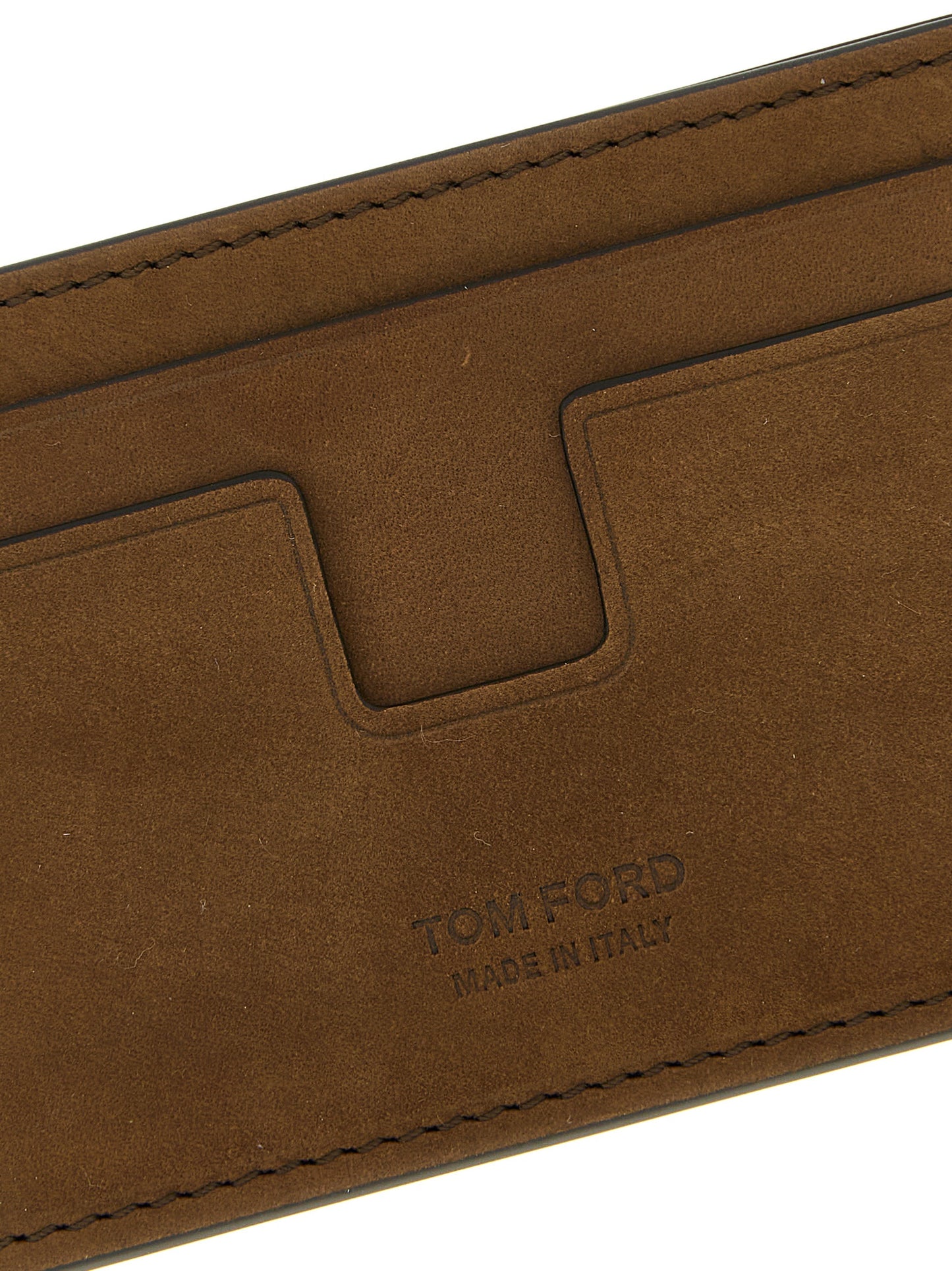 Tom Ford Brown Card Holder Curated Luxury Accessories by Orvyn