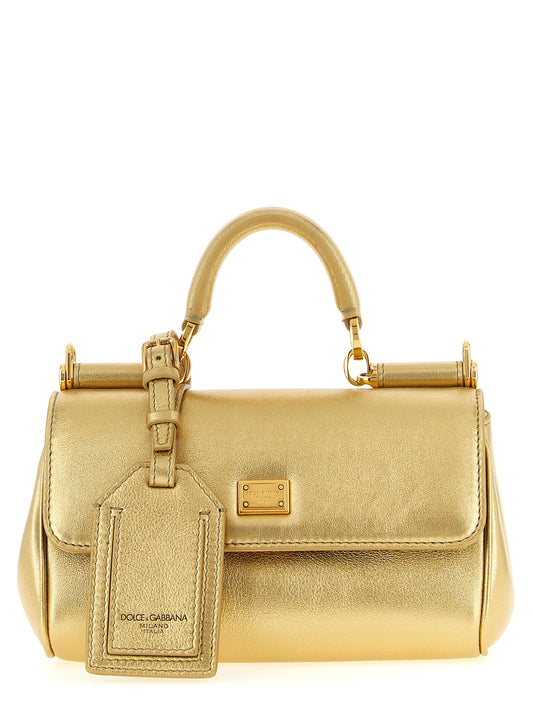 Dolce & Gabbana Gold 'My Sicily' Mini Handbag Curated Luxury Accessories by Orvyn
